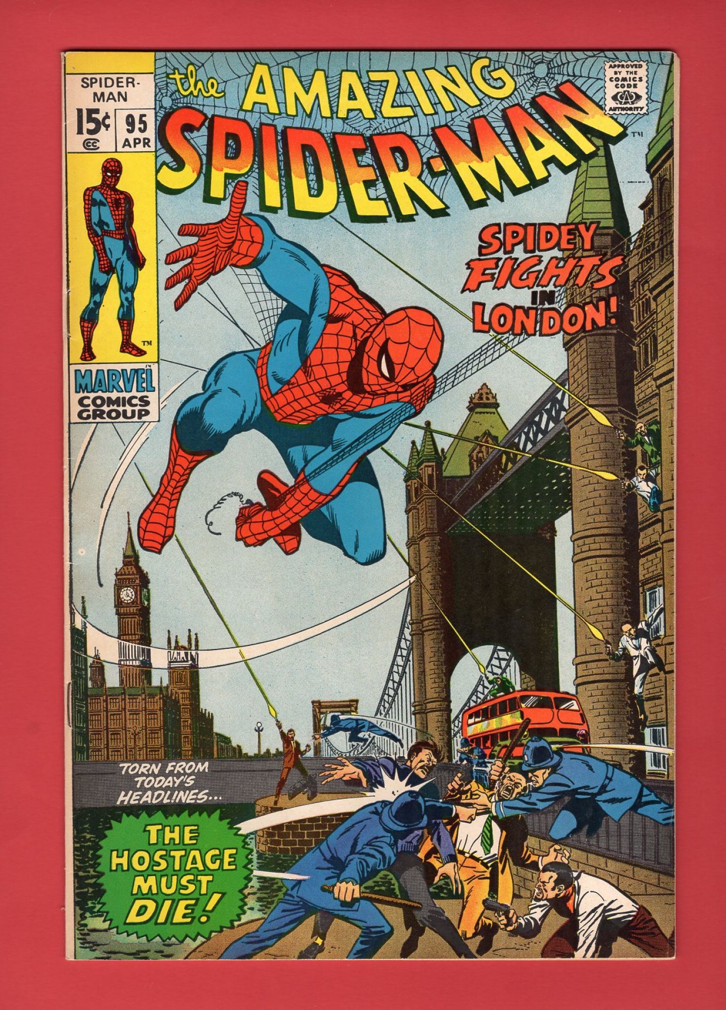 Amazing Spider-Man #95, Apr 1971, 7.0 FN/VF