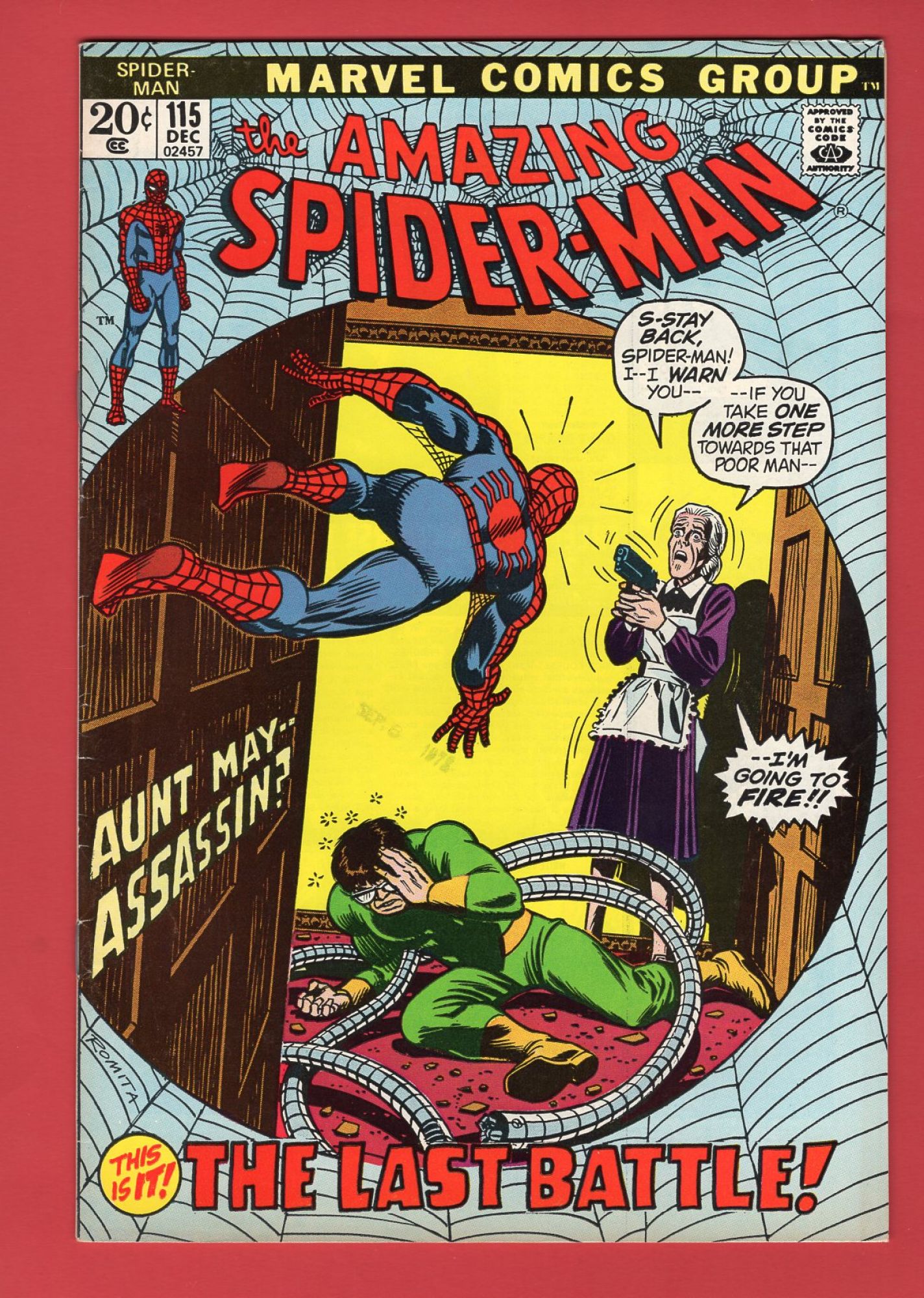 Amazing Spider-Man #115, Dec 1972, 6.0 FN