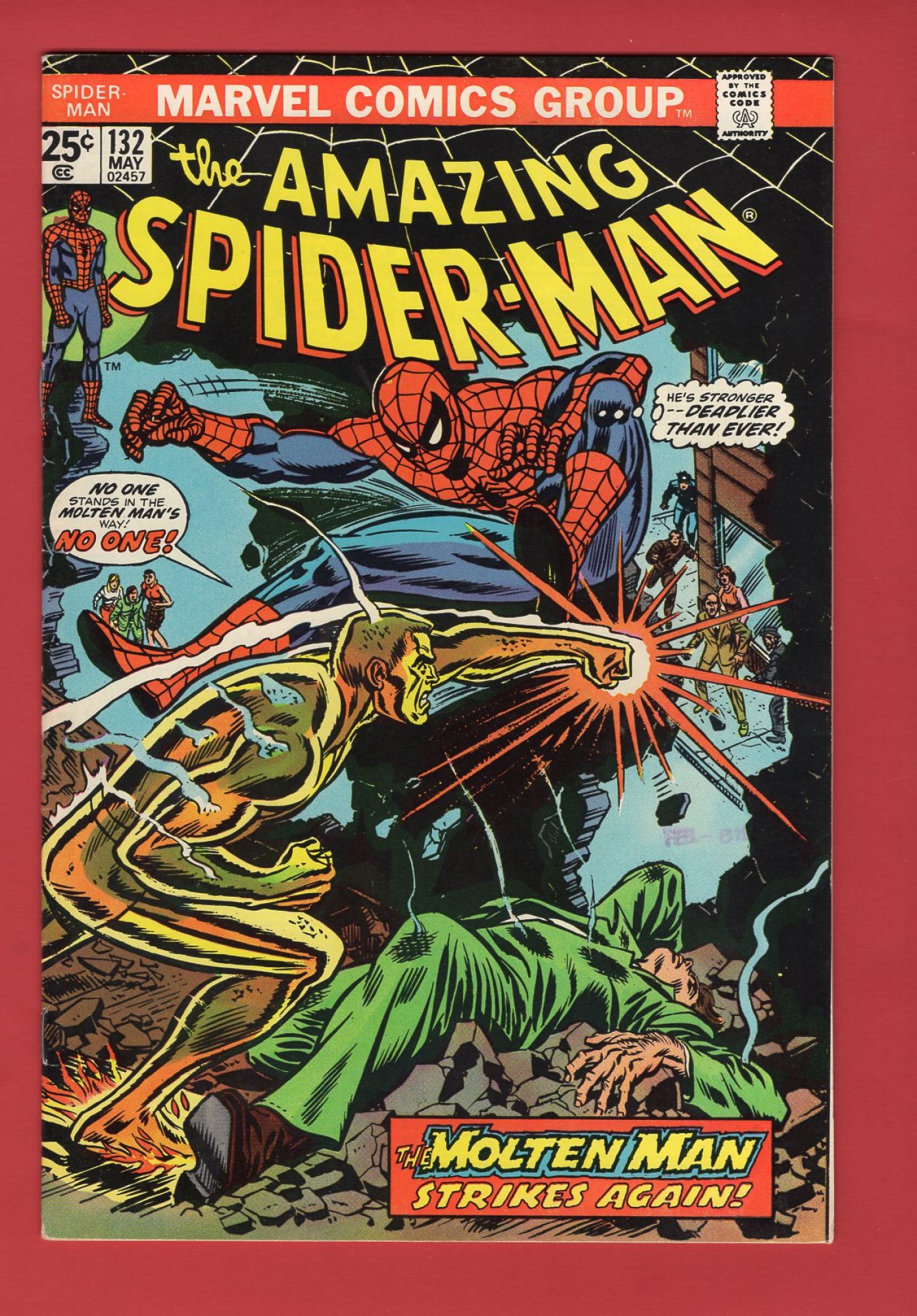Amazing Spider-Man #132, May 1974, 7.0 FN/VF