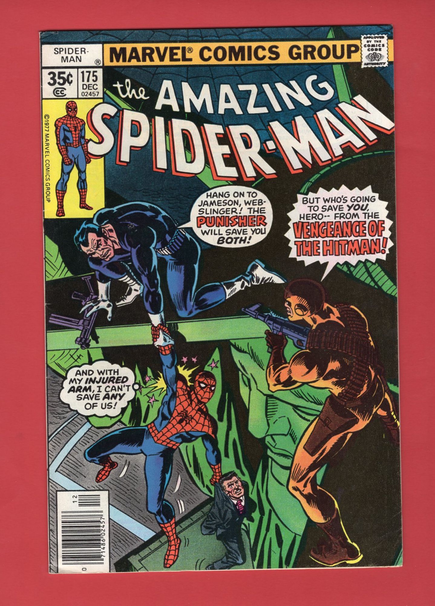 Amazing Spider-Man #175, Dec 1977, 7.5 VF- Newsstand