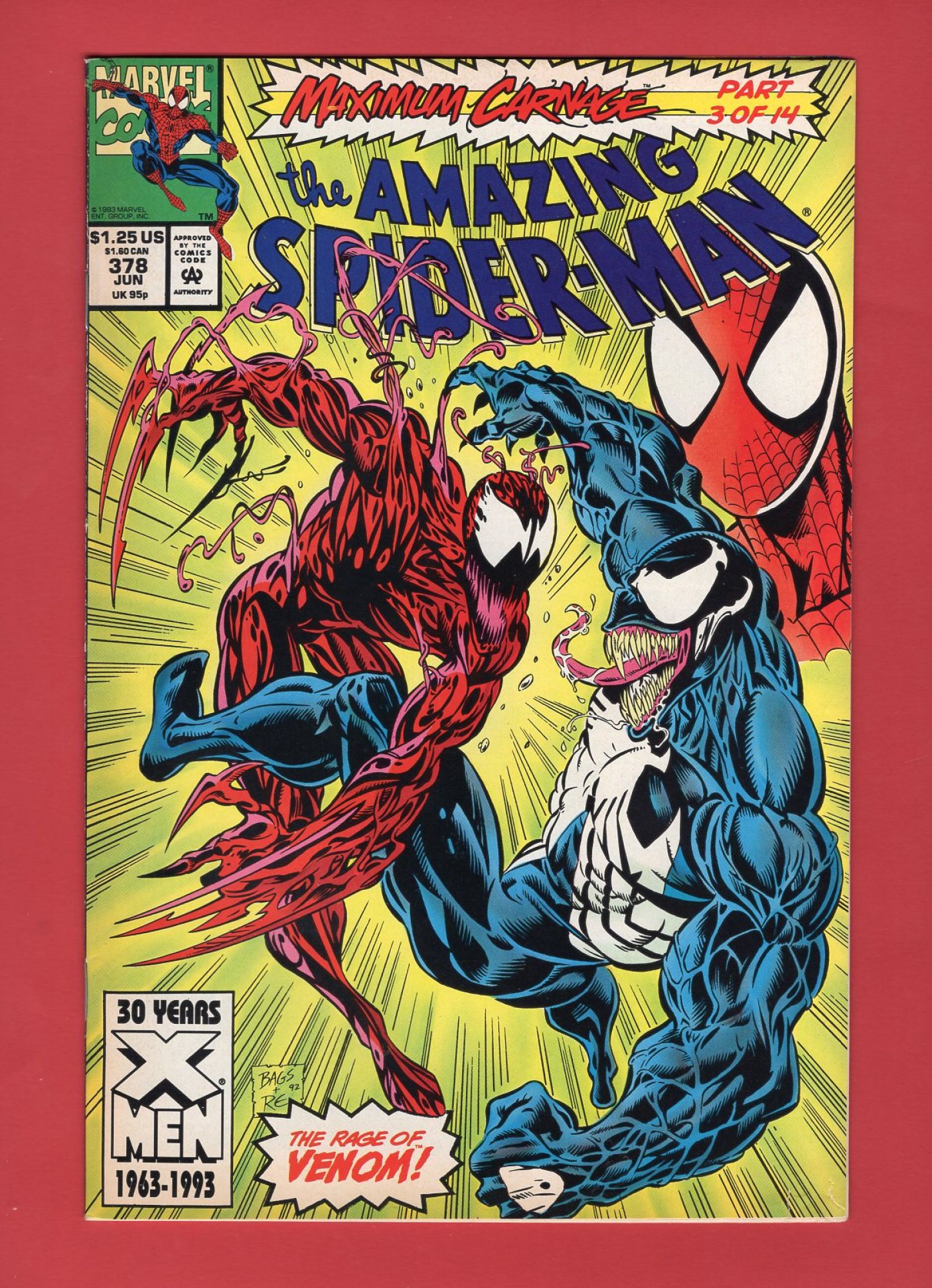 Amazing Spider-Man #378, Jun 1993, 6.5 FN+