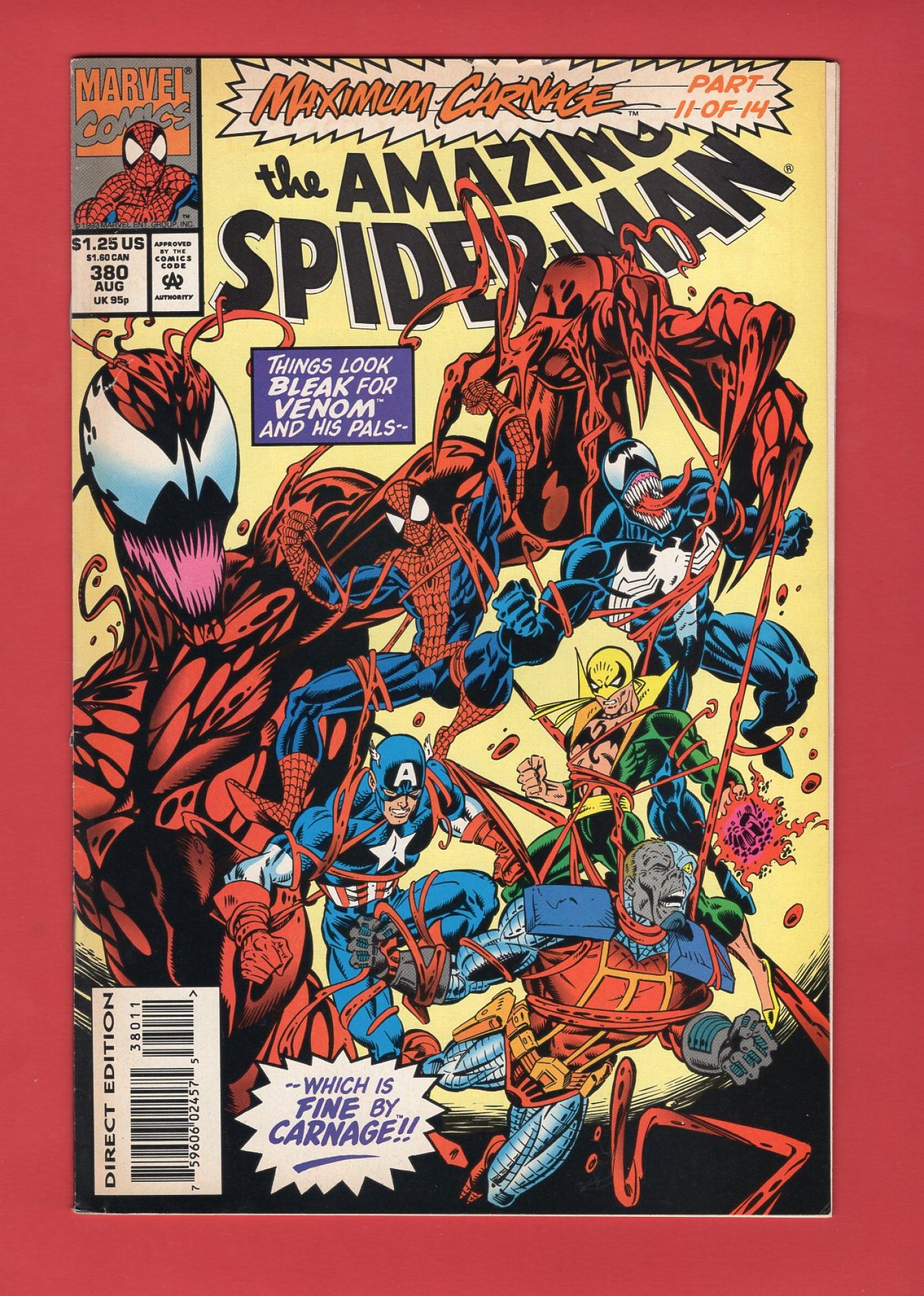 Amazing Spider-Man #380, Aug 1993, 7.5 VF-