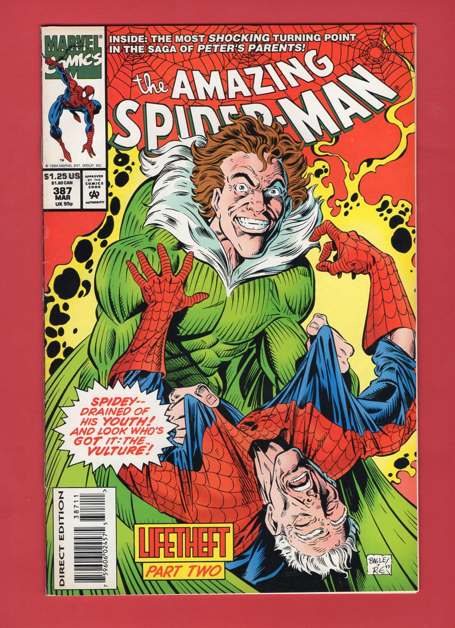 Amazing Spider-Man #387, Mar 1994, 7.5 VF-