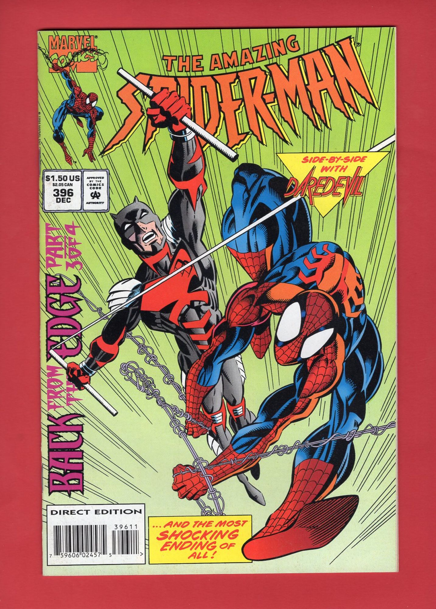 Amazing Spider-Man #396, Dec 1994, 9.2 NM-