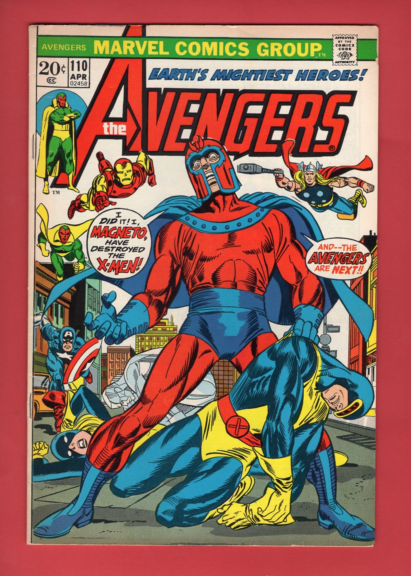 Avengers #110, Apr 1973, 6.5 FN+