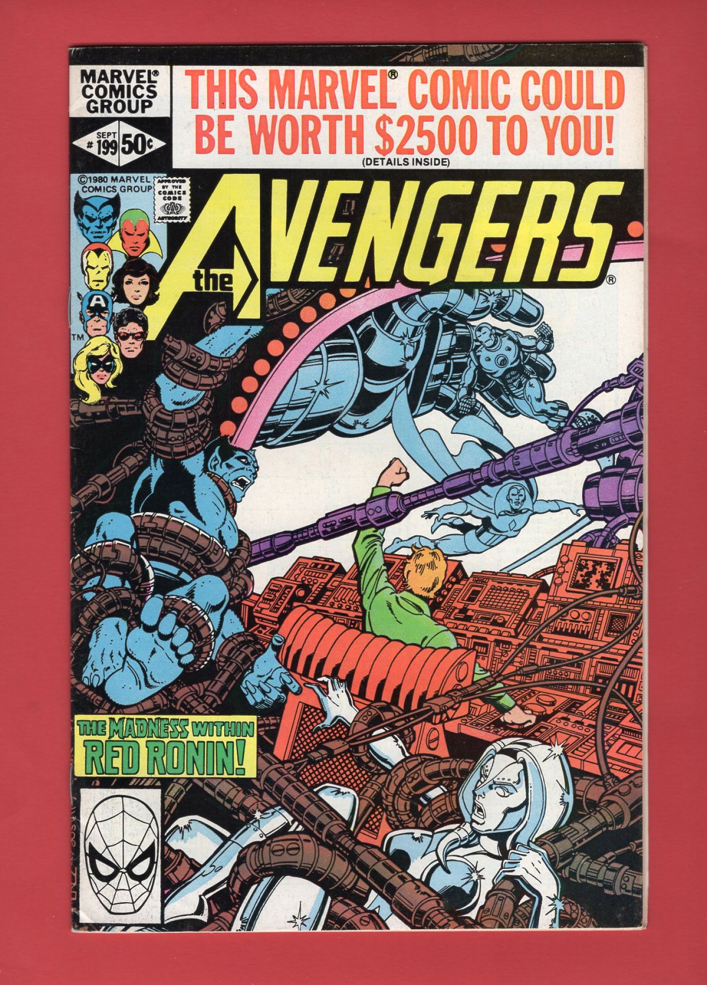 Avengers #199, Sep 1980, 8.0 VF