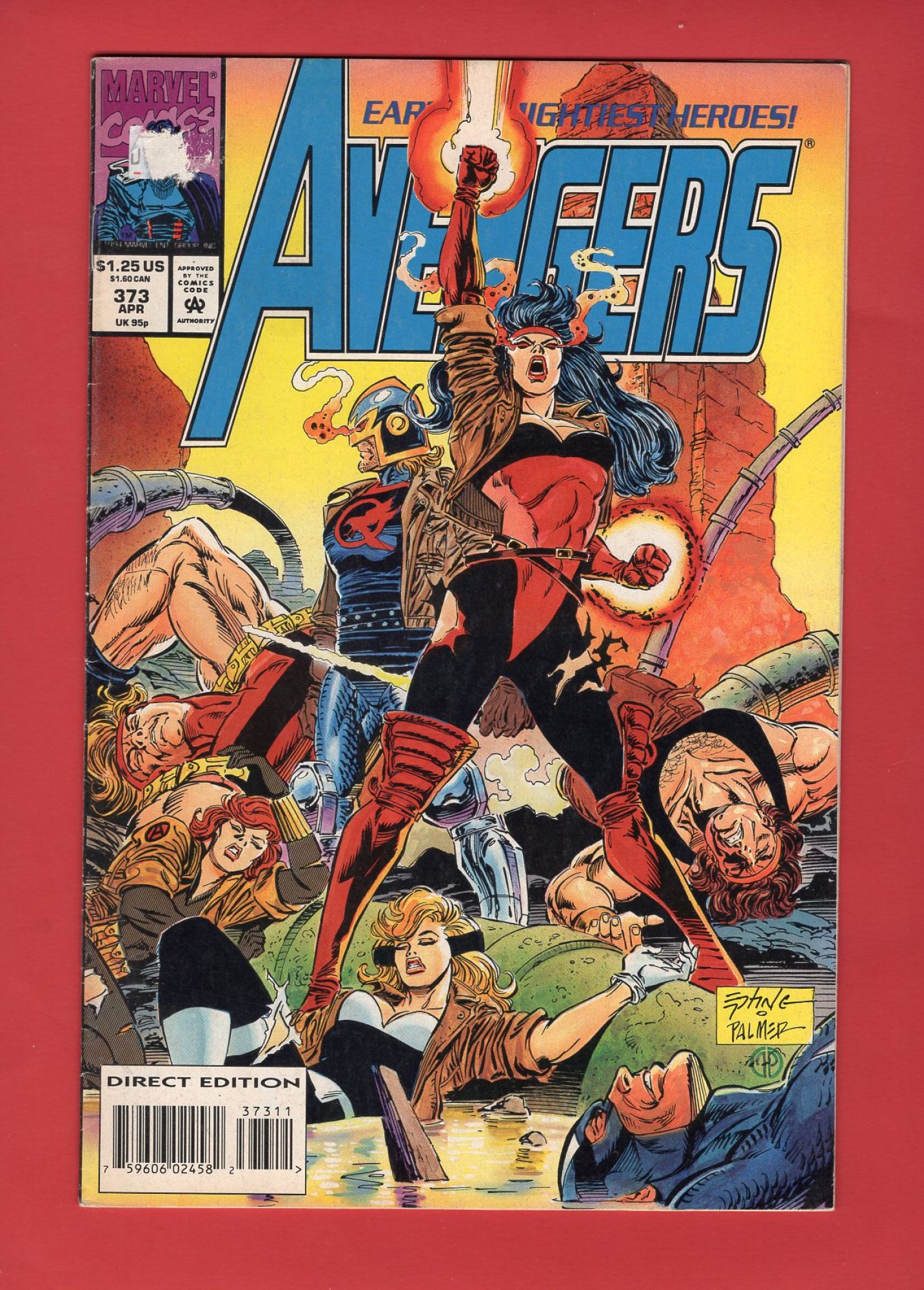 Avengers #373, Apr 1994, 6.0 FN