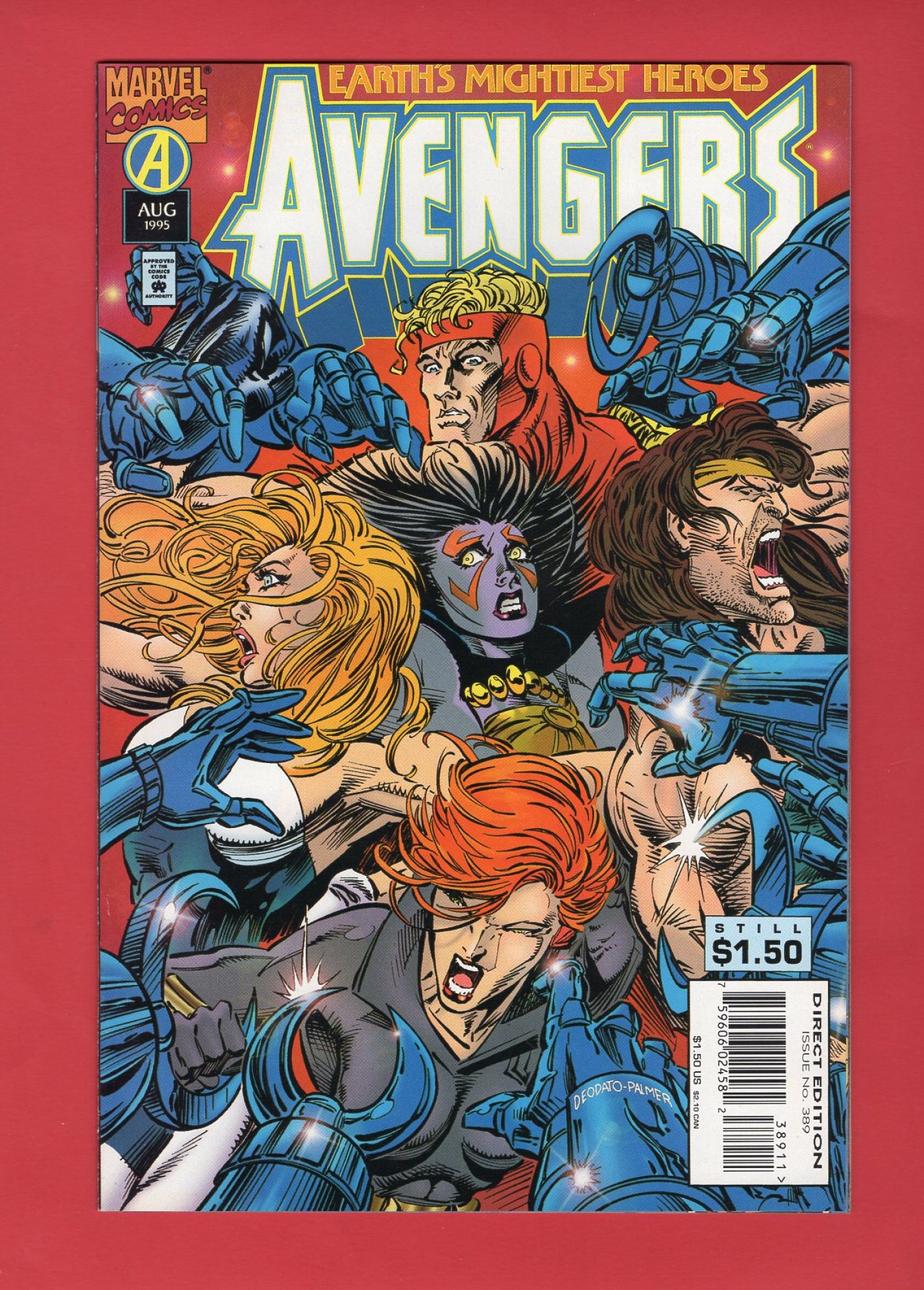 Avengers #389, Aug 1995, 8.5 VF+