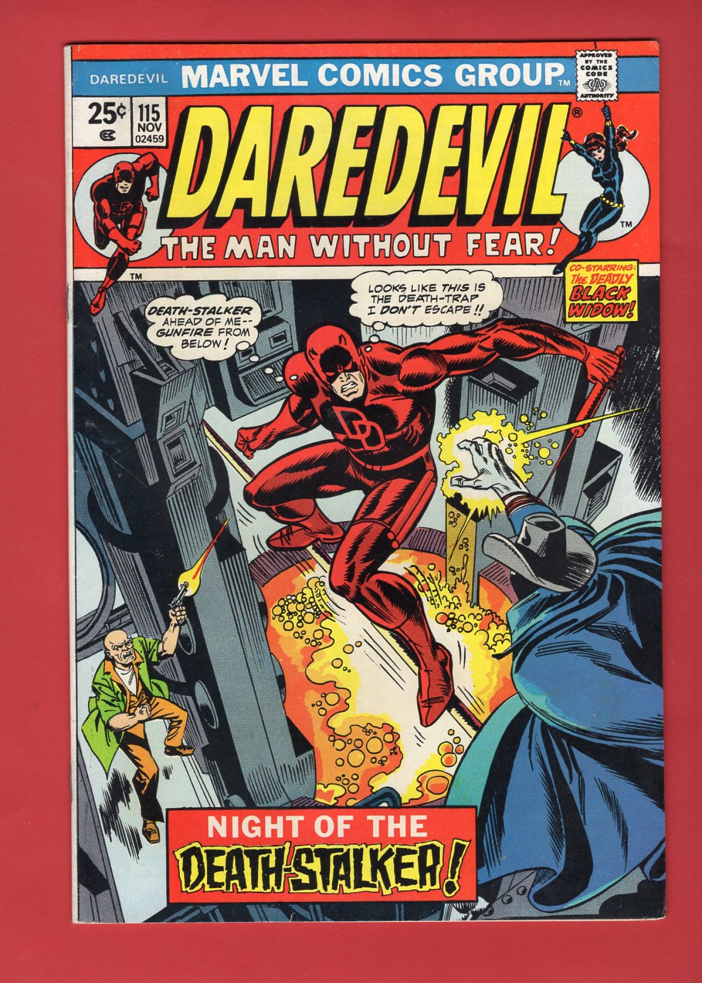 Daredevil #115, Nov 1974, 7.5 VF-