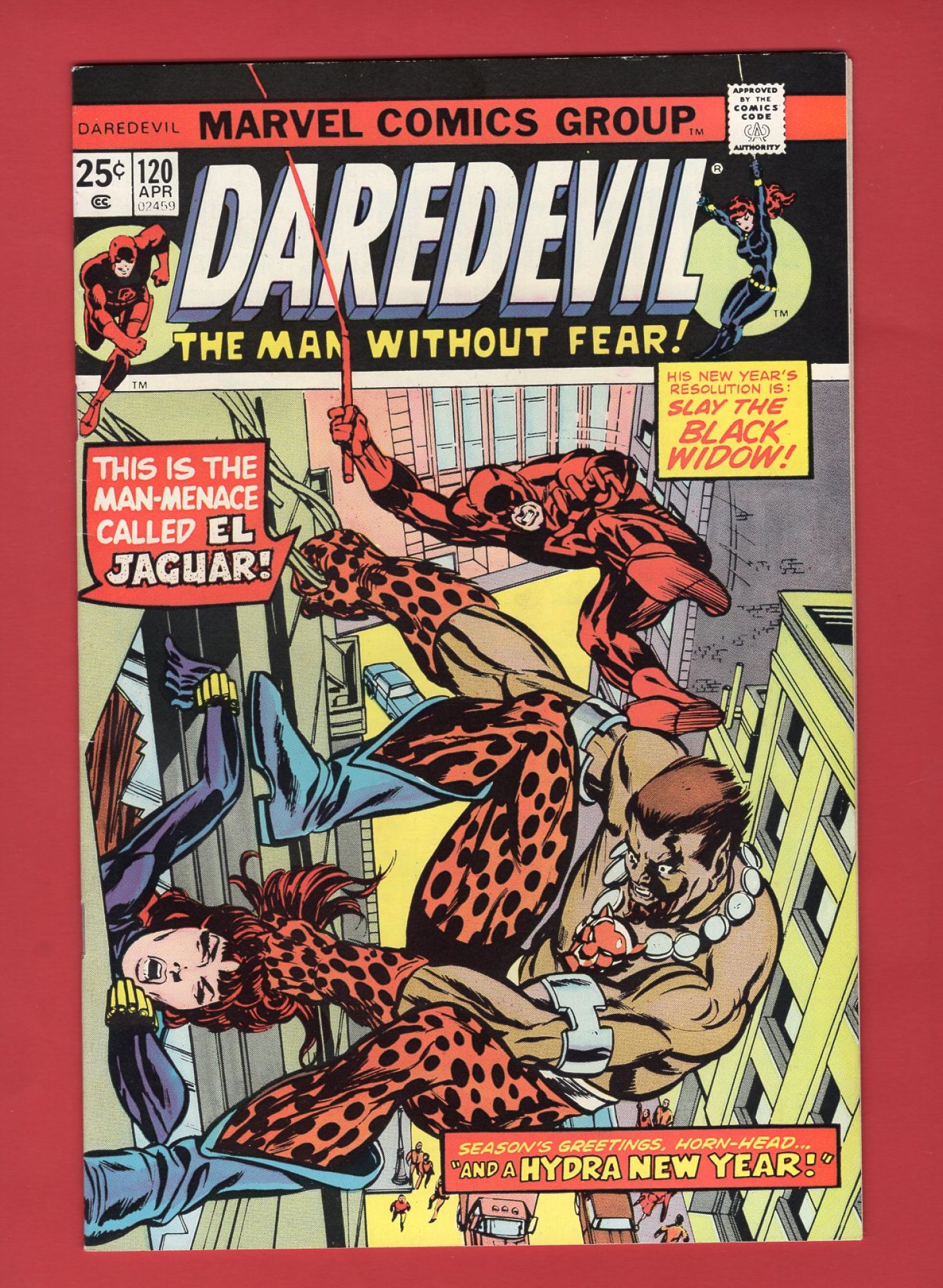 Daredevil #120, Apr 1975, 8.0 VF