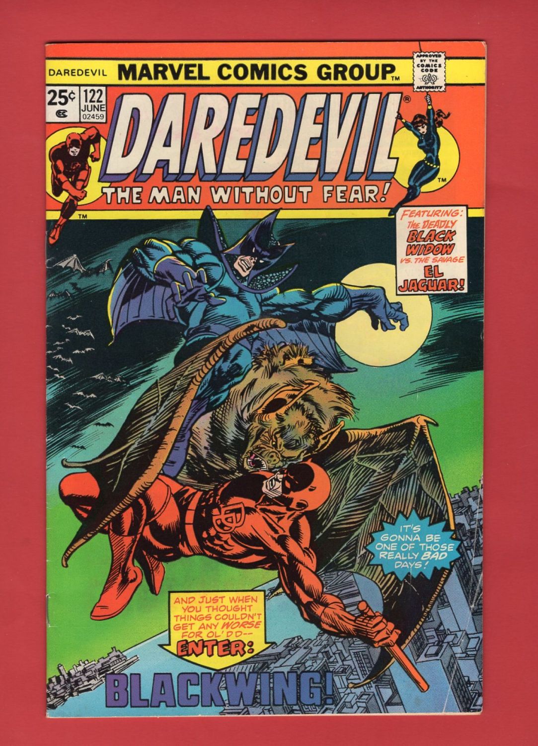 Daredevil (Volume 1 1964) #122, Jun 1975, Marvel :: Iconic Comics Online