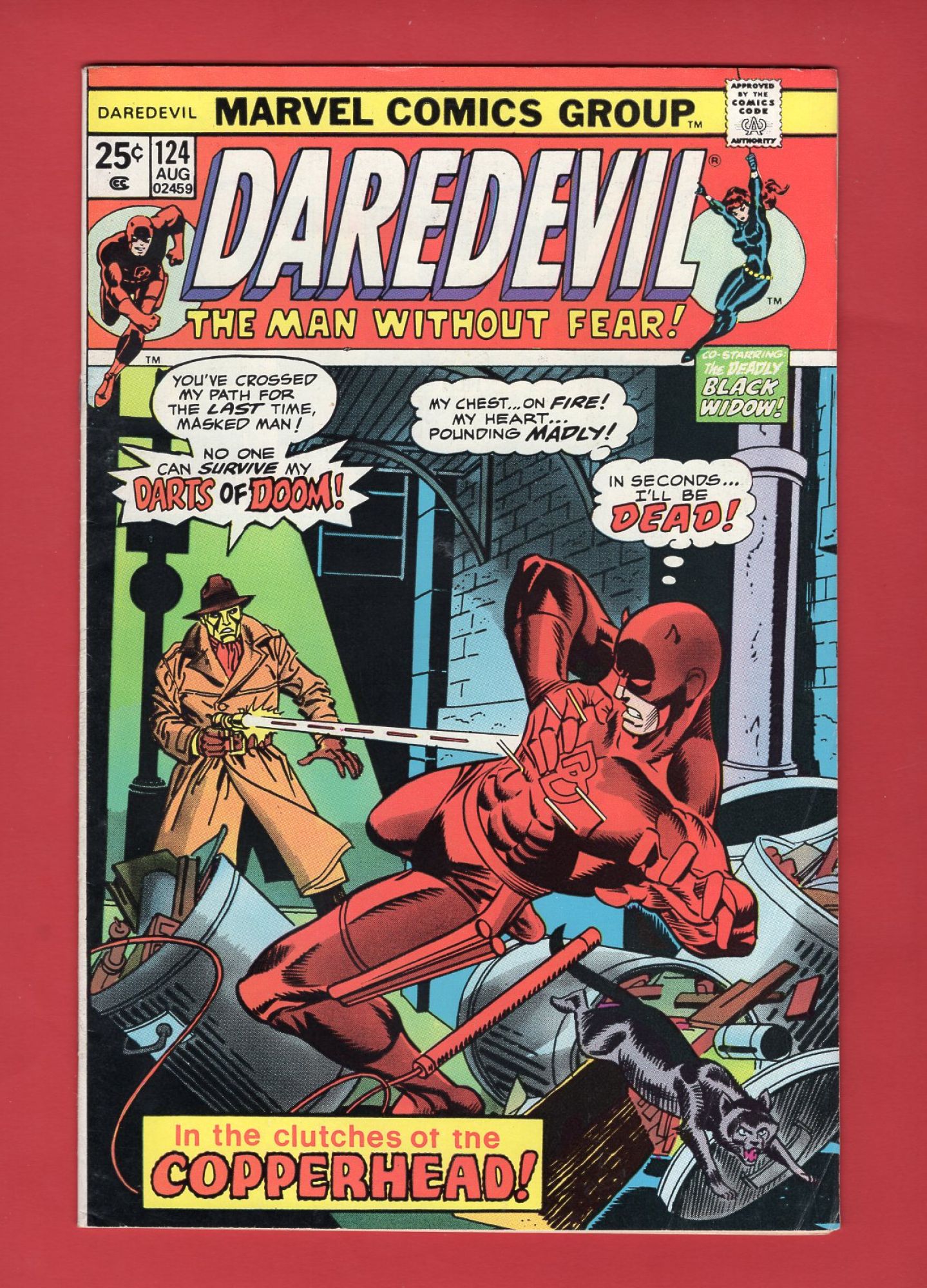 Daredevil #124, Aug 1975, 7.5 VF-
