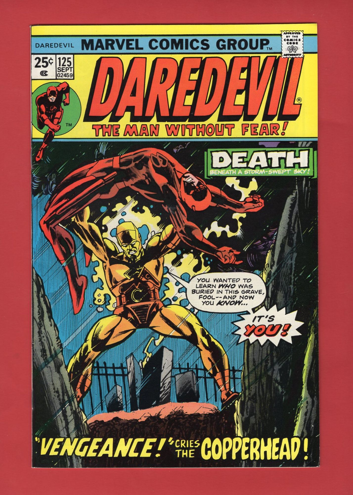 Daredevil #125, Sep 1975, 7.5 VF-