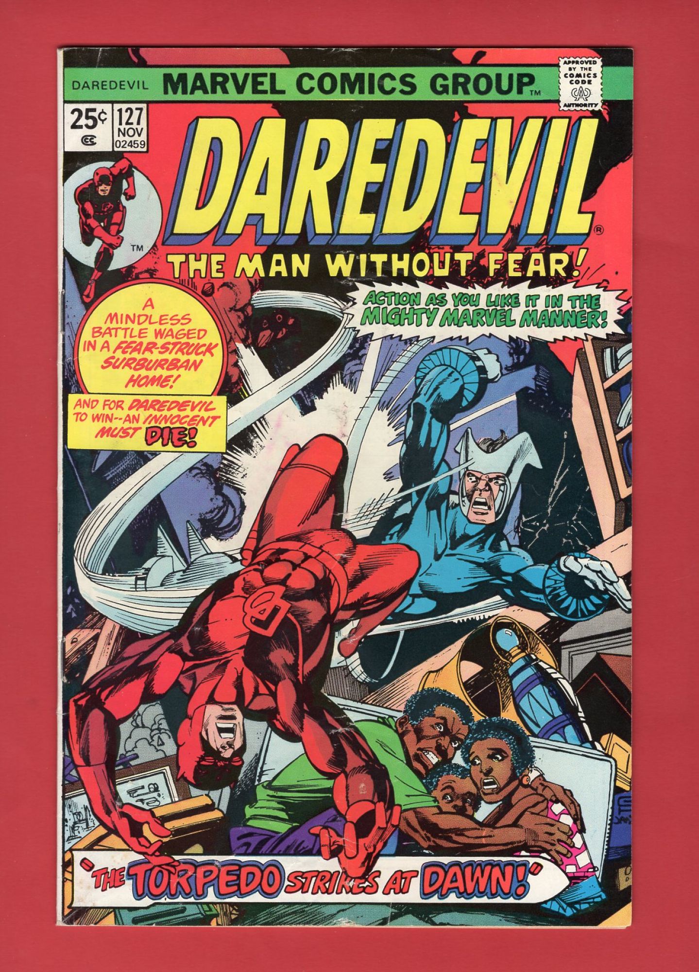 Daredevil #127, Nov 1975, 5.5 FN-
