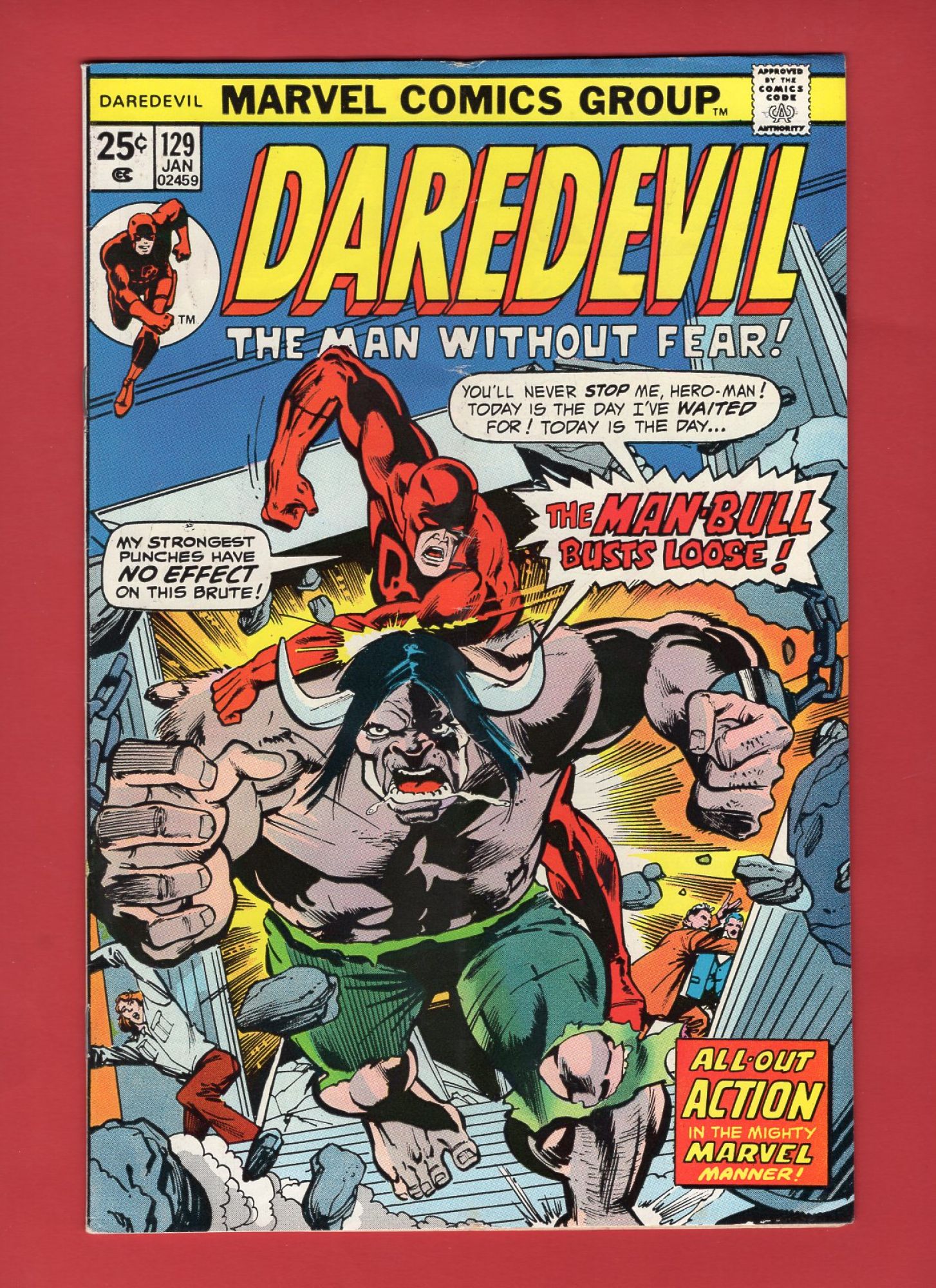 Daredevil #129, Jan 1976, 6.0 FN