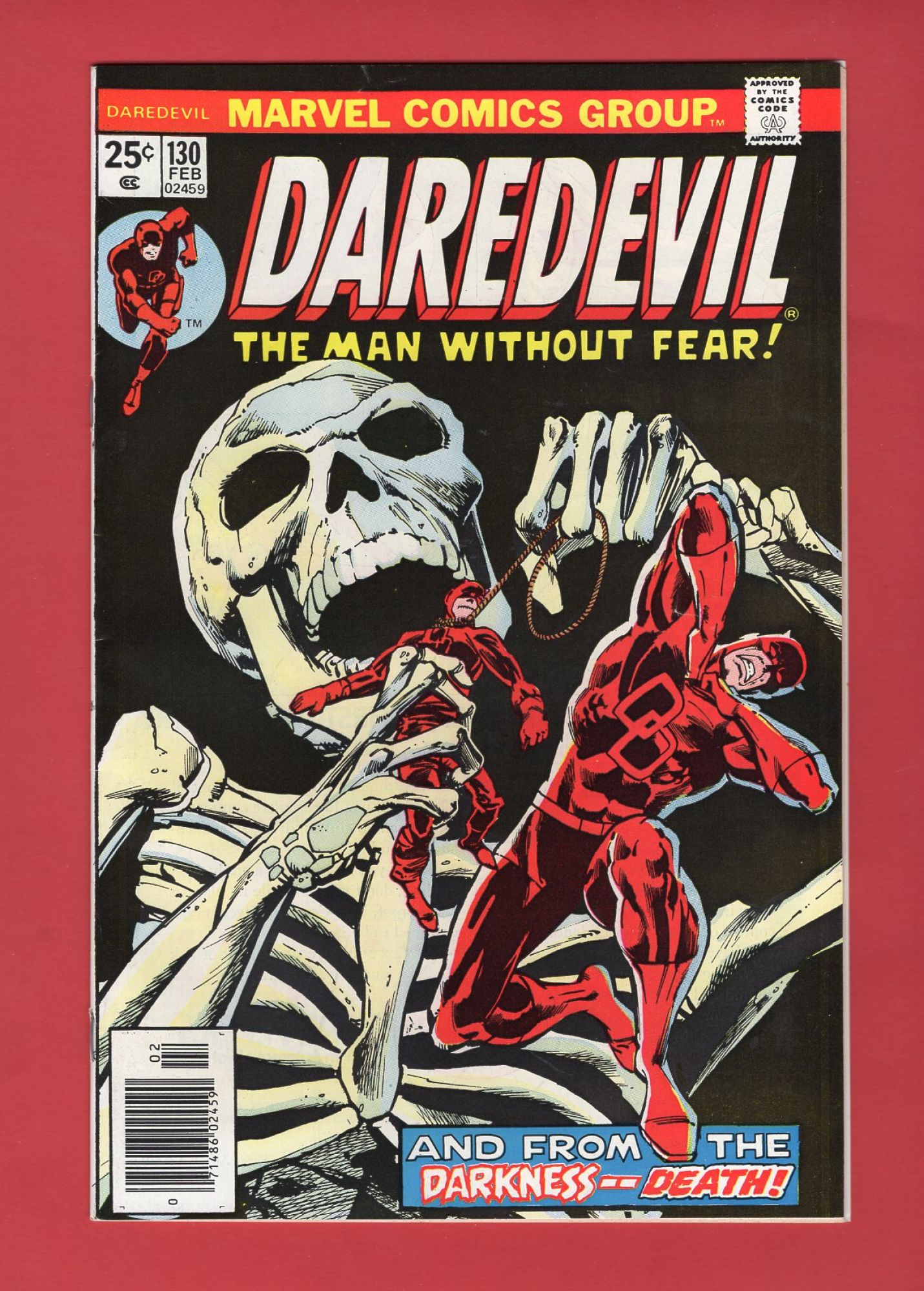 Daredevil #130, Feb 1976, 8.0 VF Newsstand