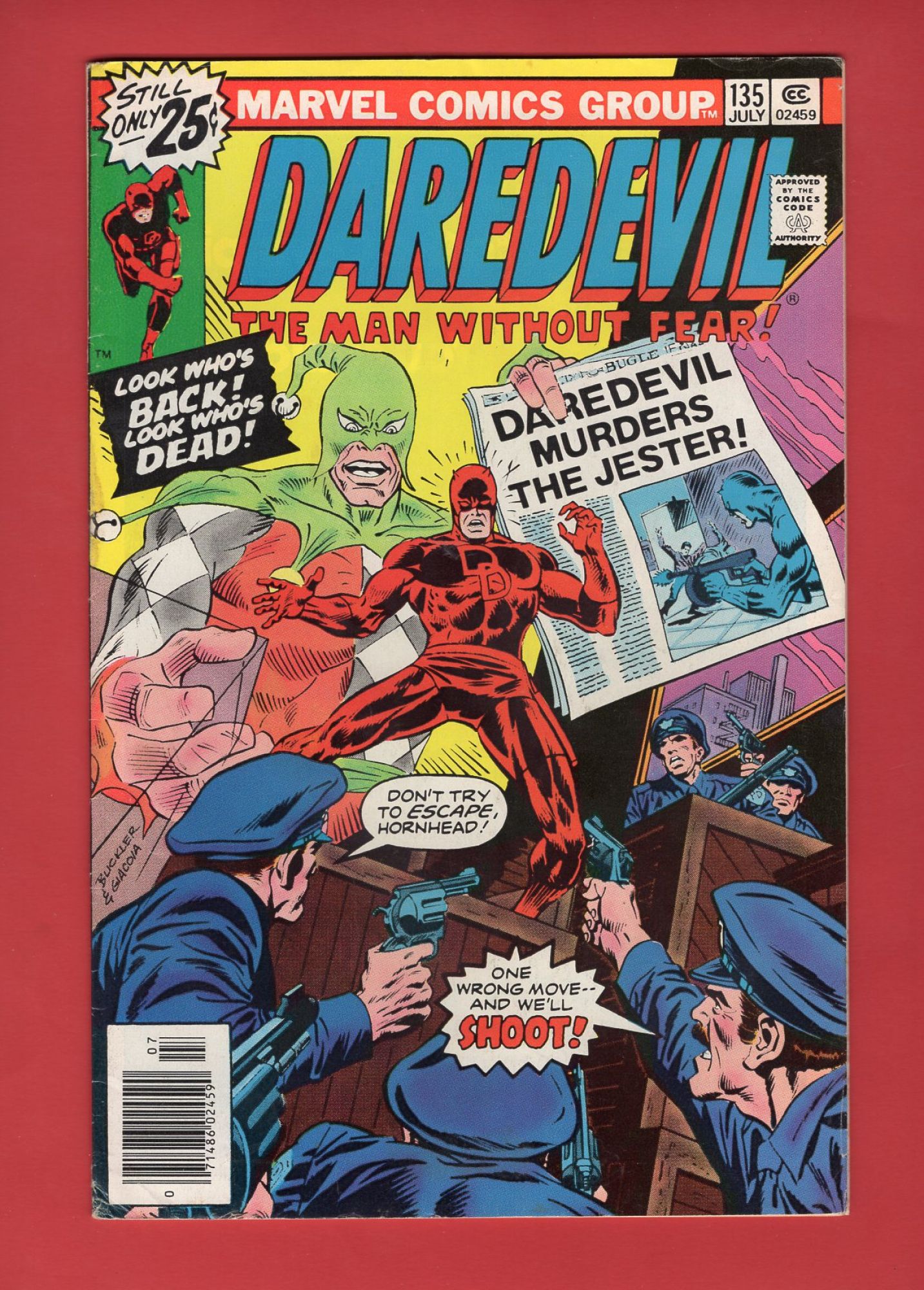 Daredevil #135, Jul 1976, 5.5 FN- Newsstand