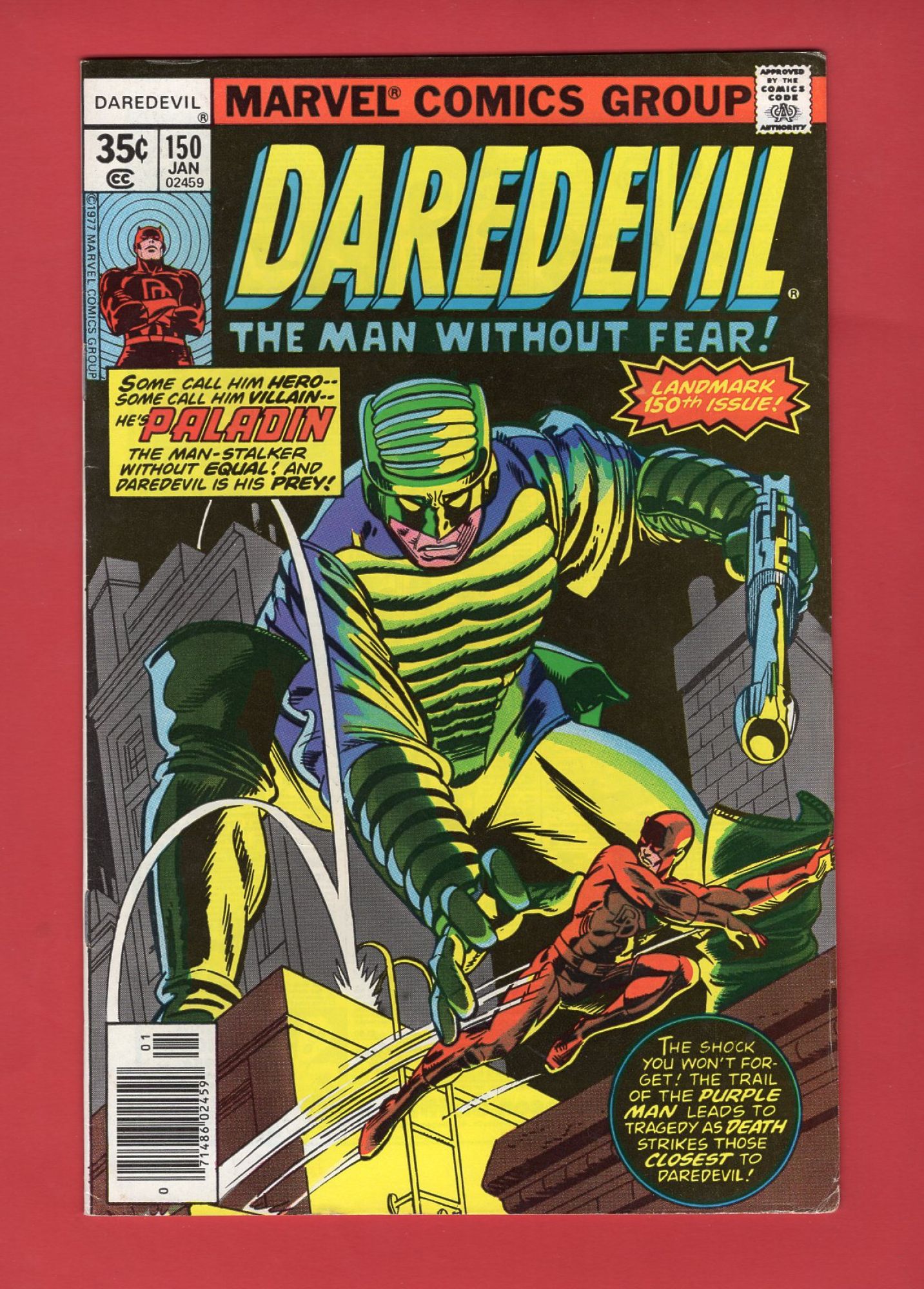 Daredevil #150, Jan 1978, 7.0 FN/VF Newsstand
