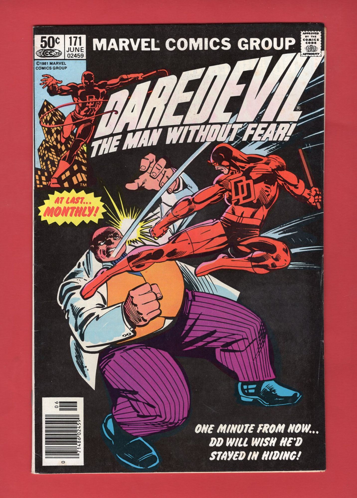 Daredevil #171, Jun 1981, 6.5 FN+ Newsstand