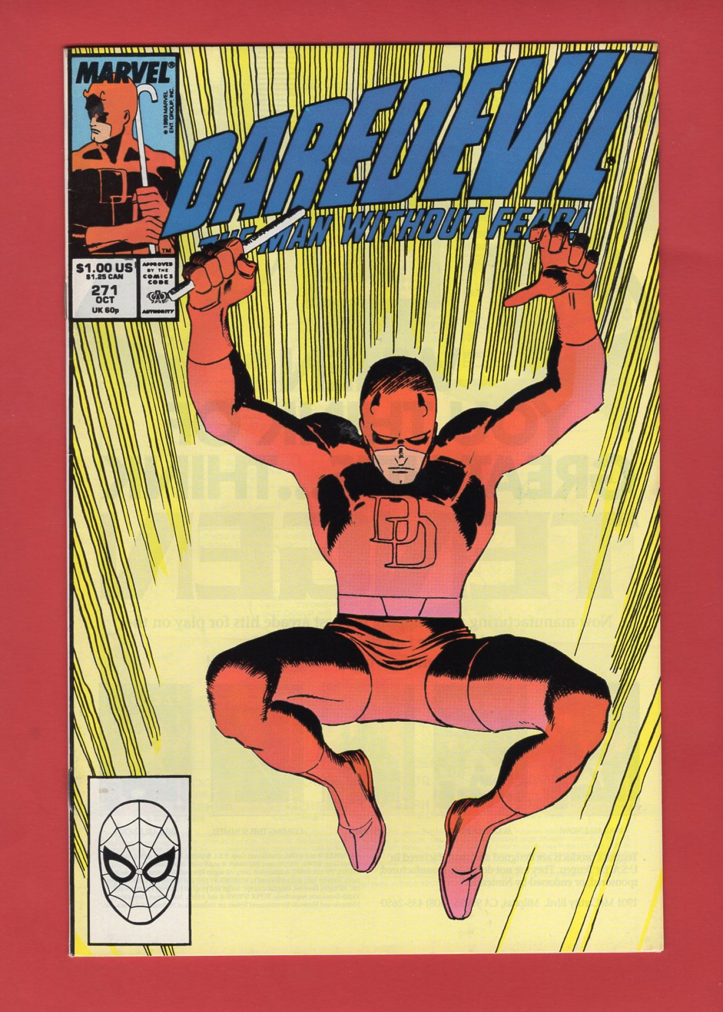 Daredevil #271, Oct 1989, 8.0 VF