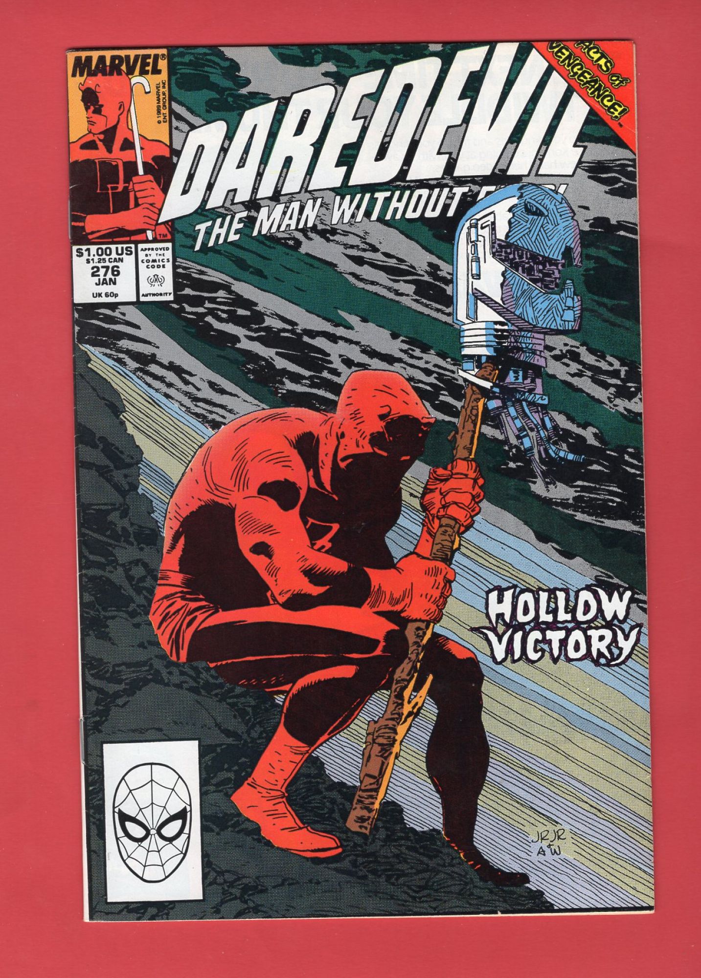 Daredevil #276, Jan 1990, 7.5 VF-