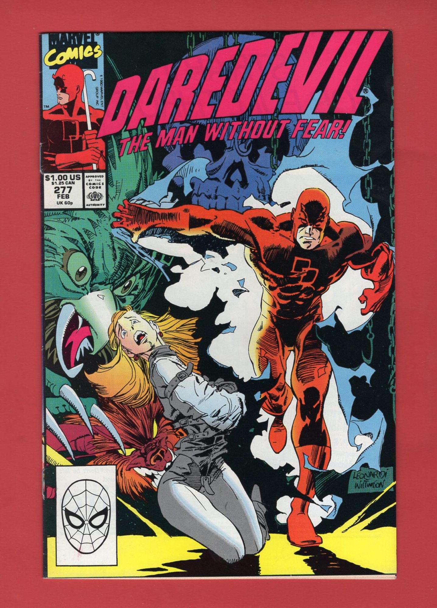 Daredevil #277, Feb 1990, 8.0 VF