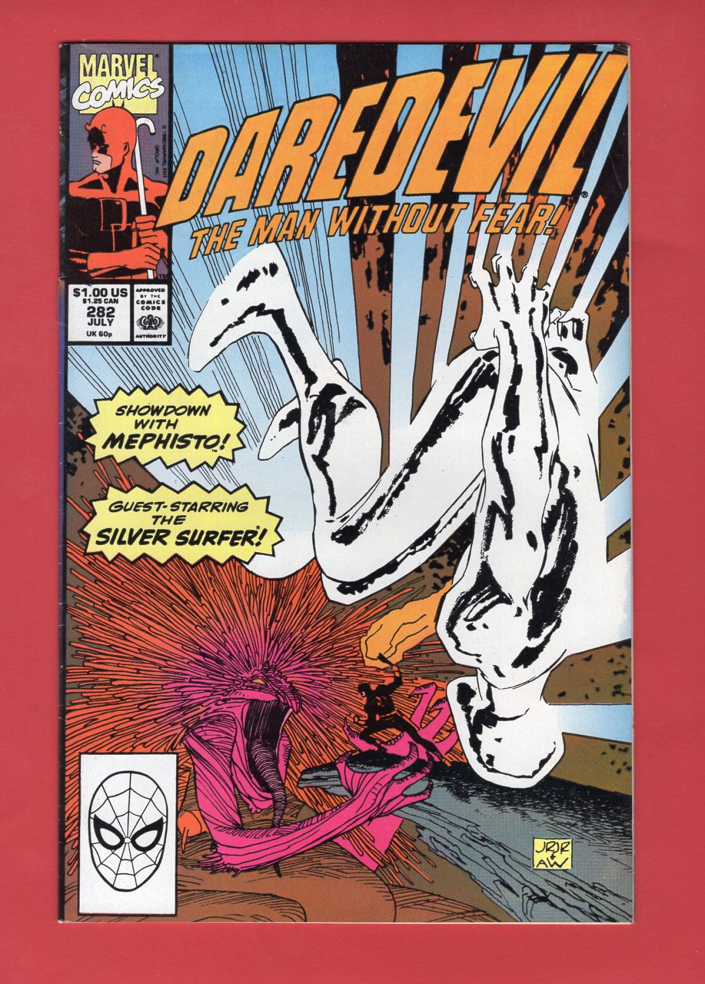 Daredevil #282, Jul 1990, 7.5 VF-