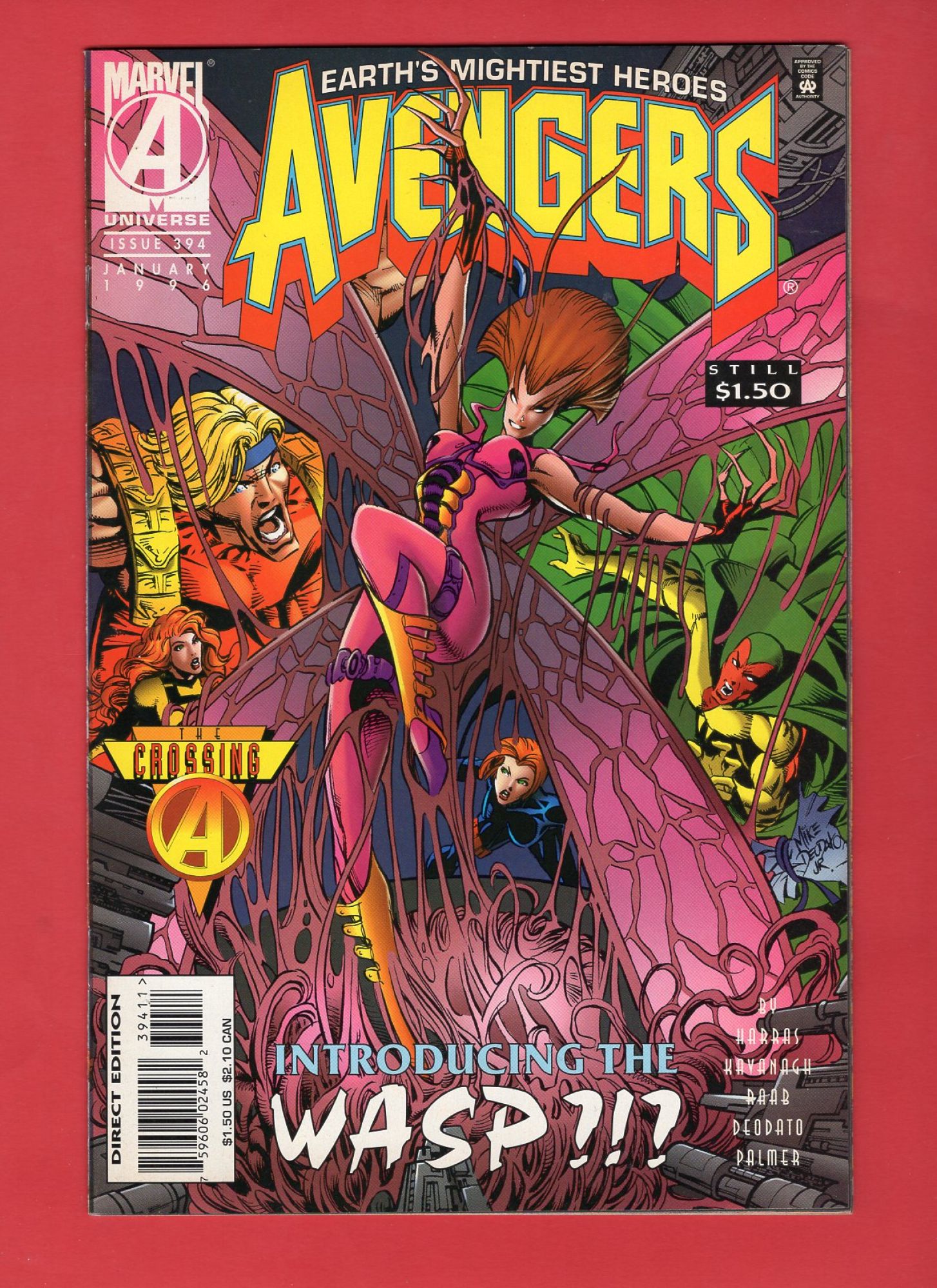 Avengers #394, Jan 1996, 9.2 NM-