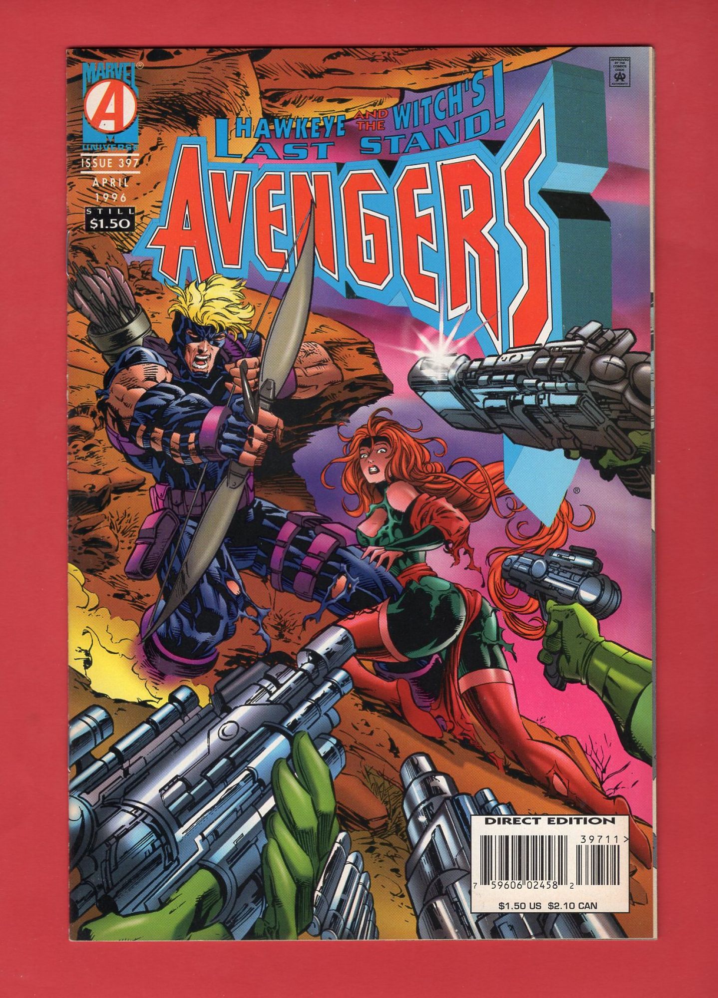 Avengers #397, Apr 1996, 9.2 NM-