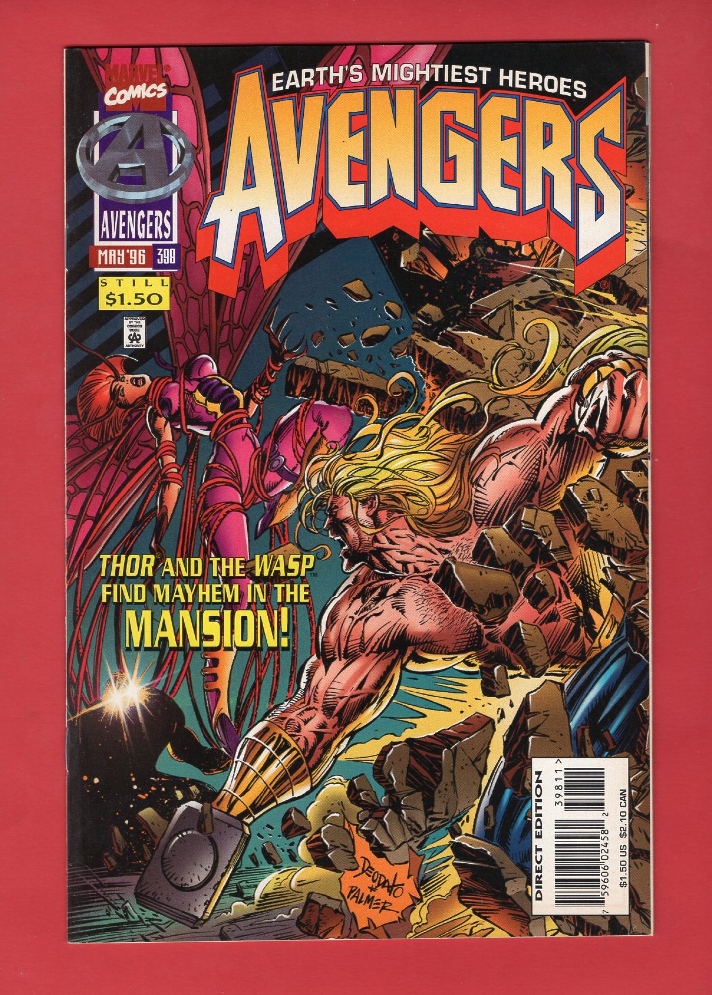 Avengers #398, May 1996, 9.2 NM-