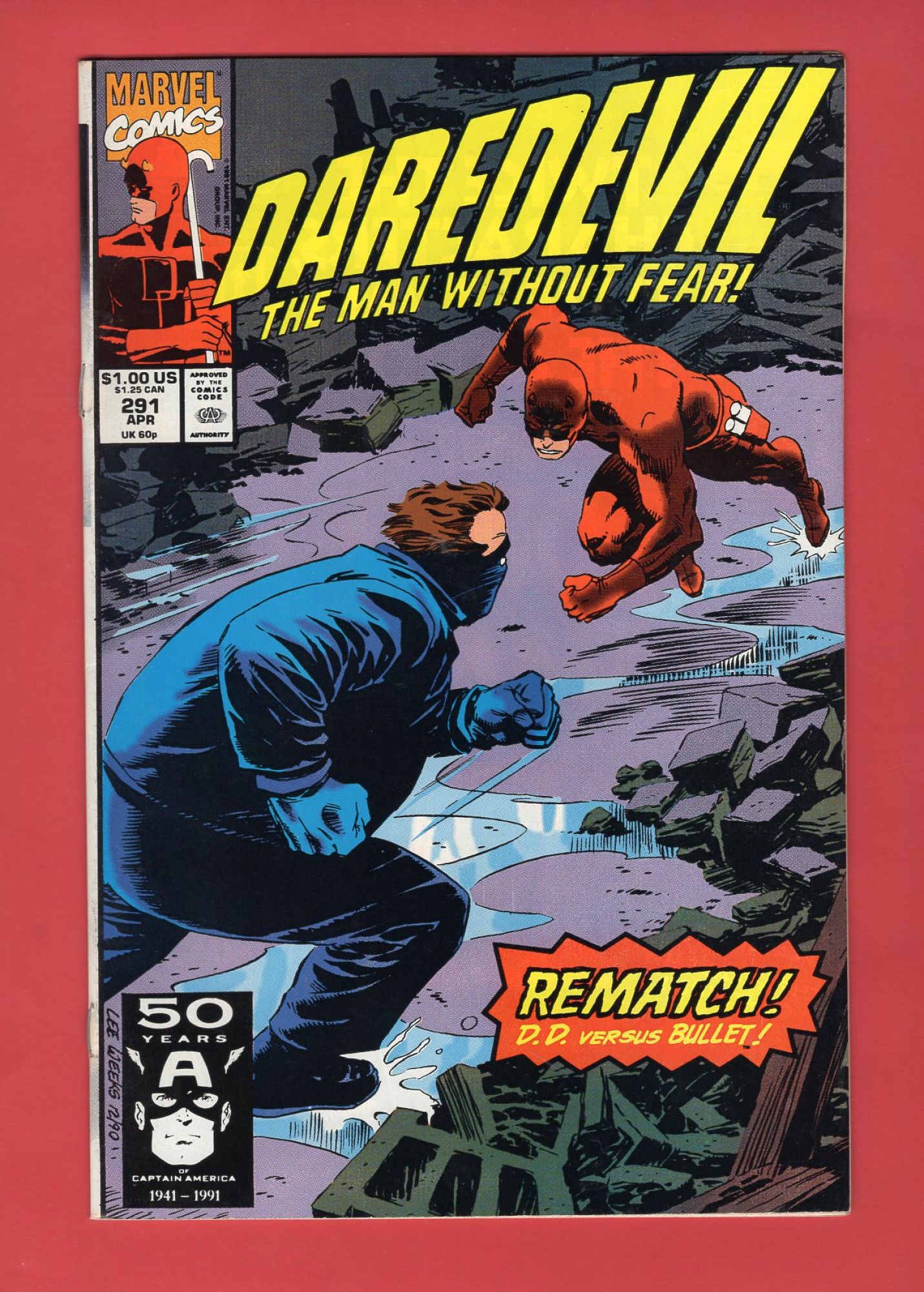 Daredevil #291, Apr 1991, 8.0 VF