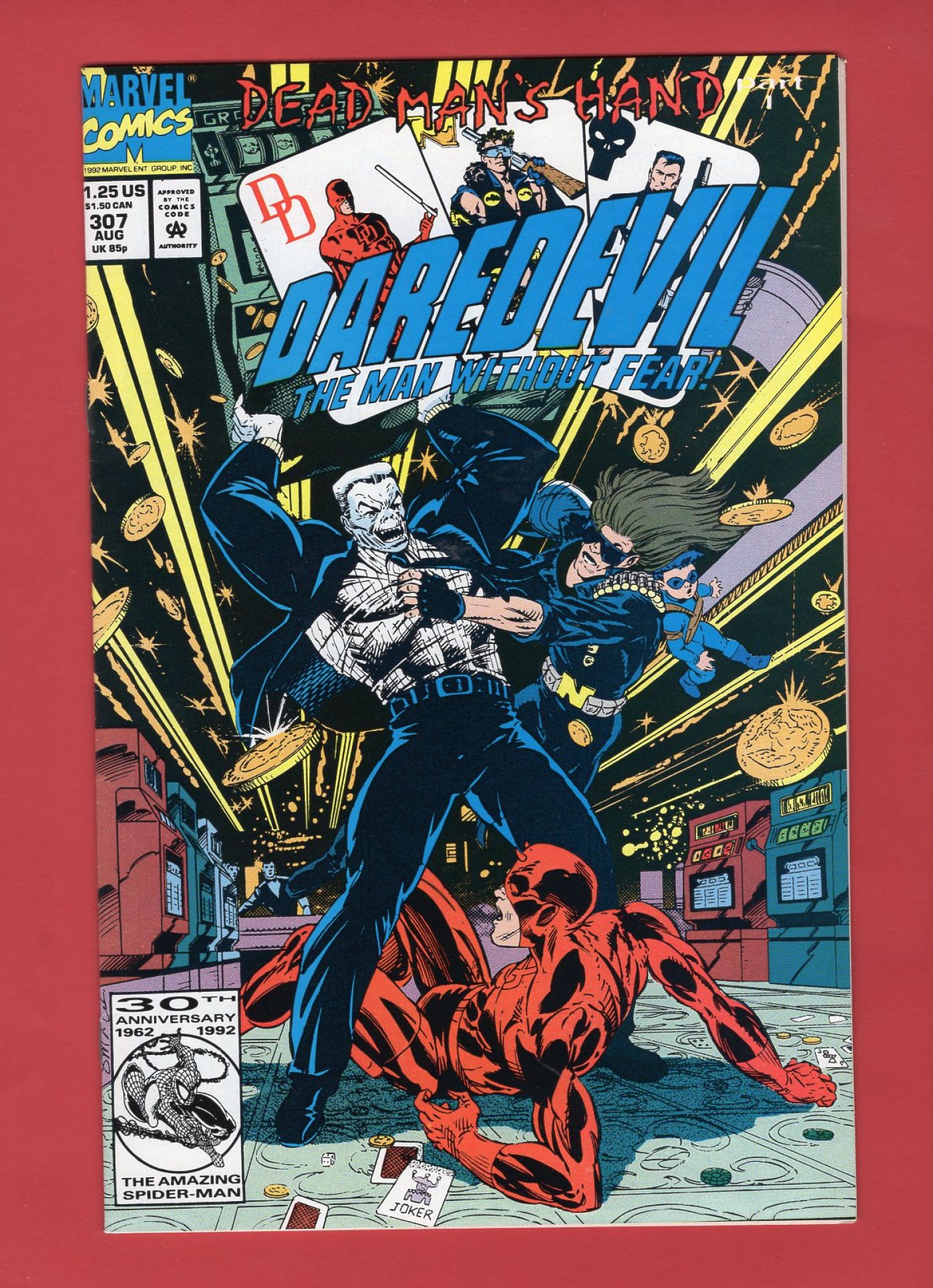 Daredevil #307, Aug 1992, 9.2 NM-