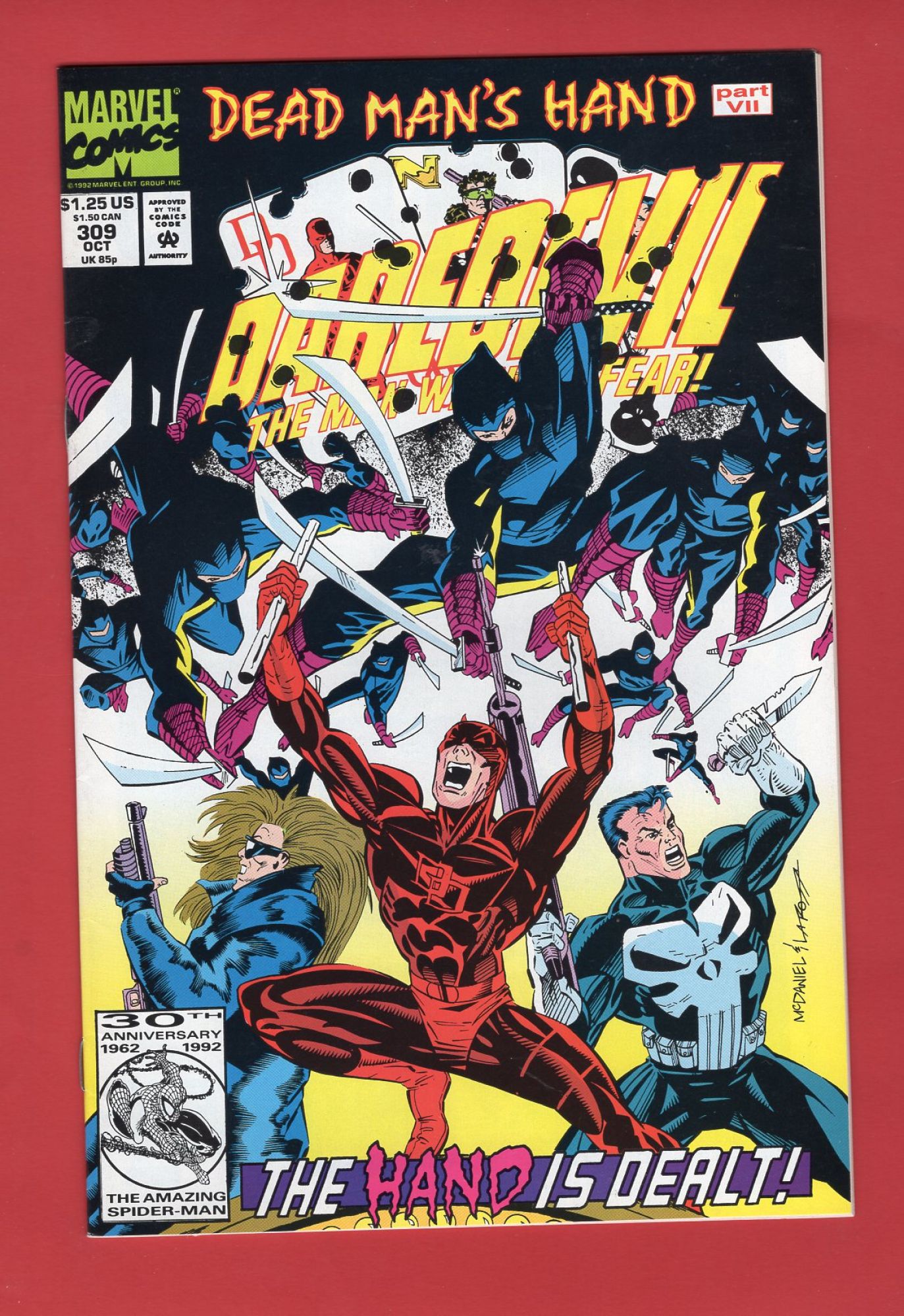 Daredevil #309, Oct 1992, 9.2 NM-