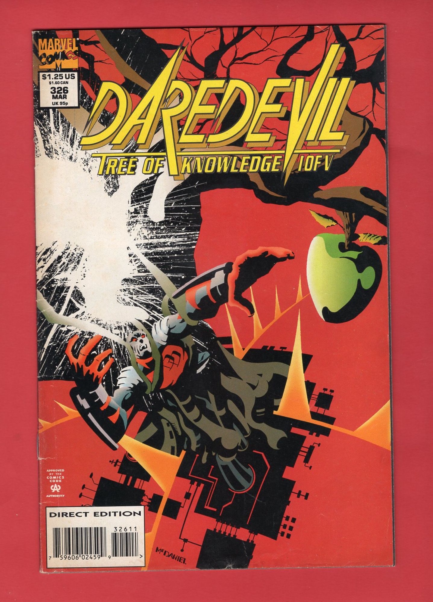 Daredevil #326, Mar 1994, 5.5 FN-