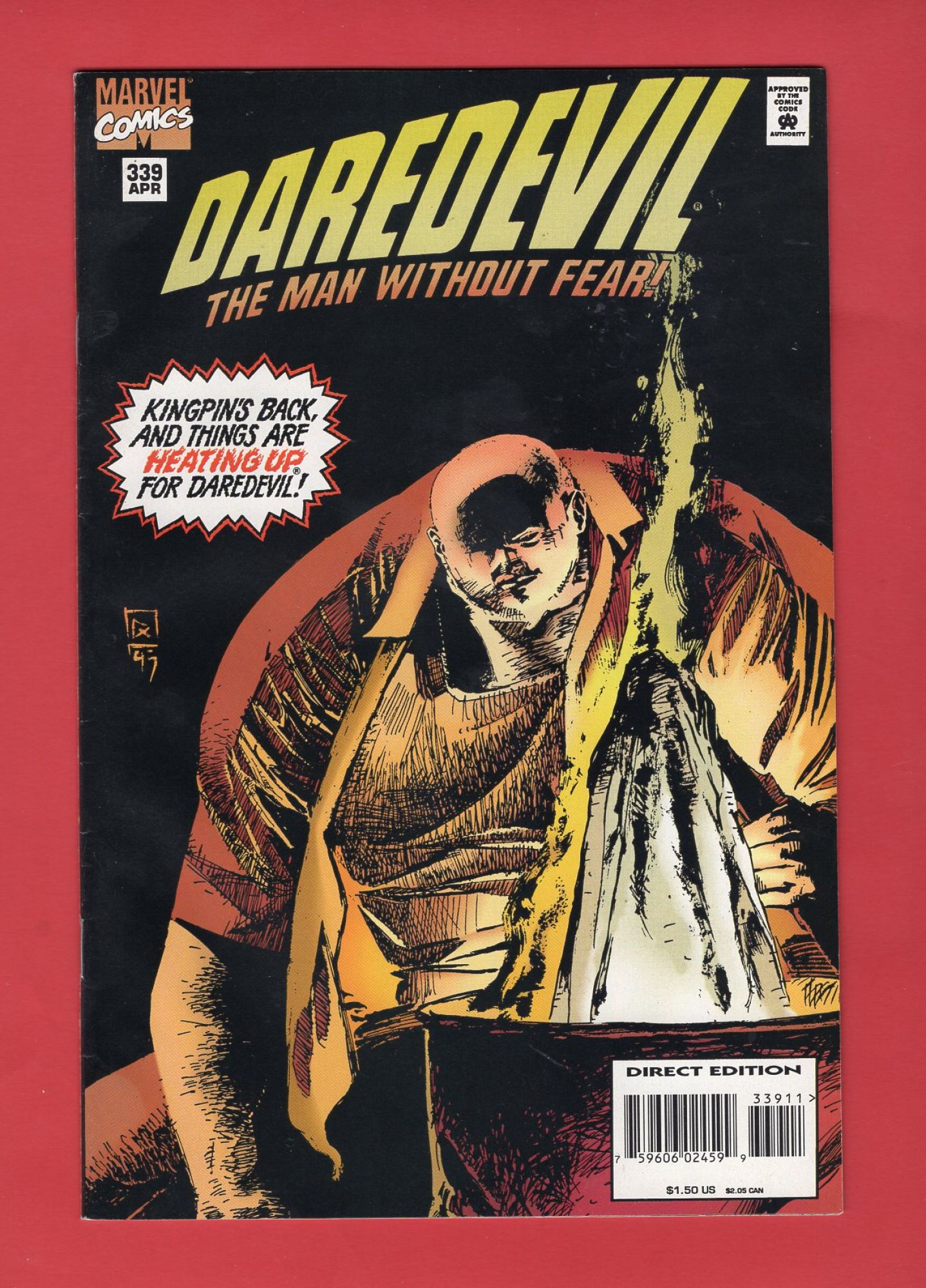Daredevil #339, Apr 1995, 8.5 VF+