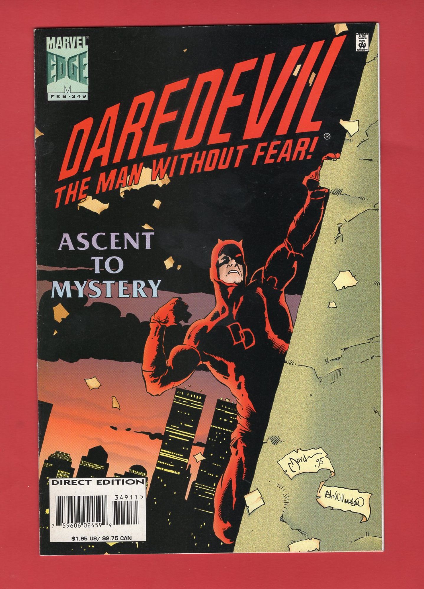 Daredevil #349, Feb 1996, 8.0 VF