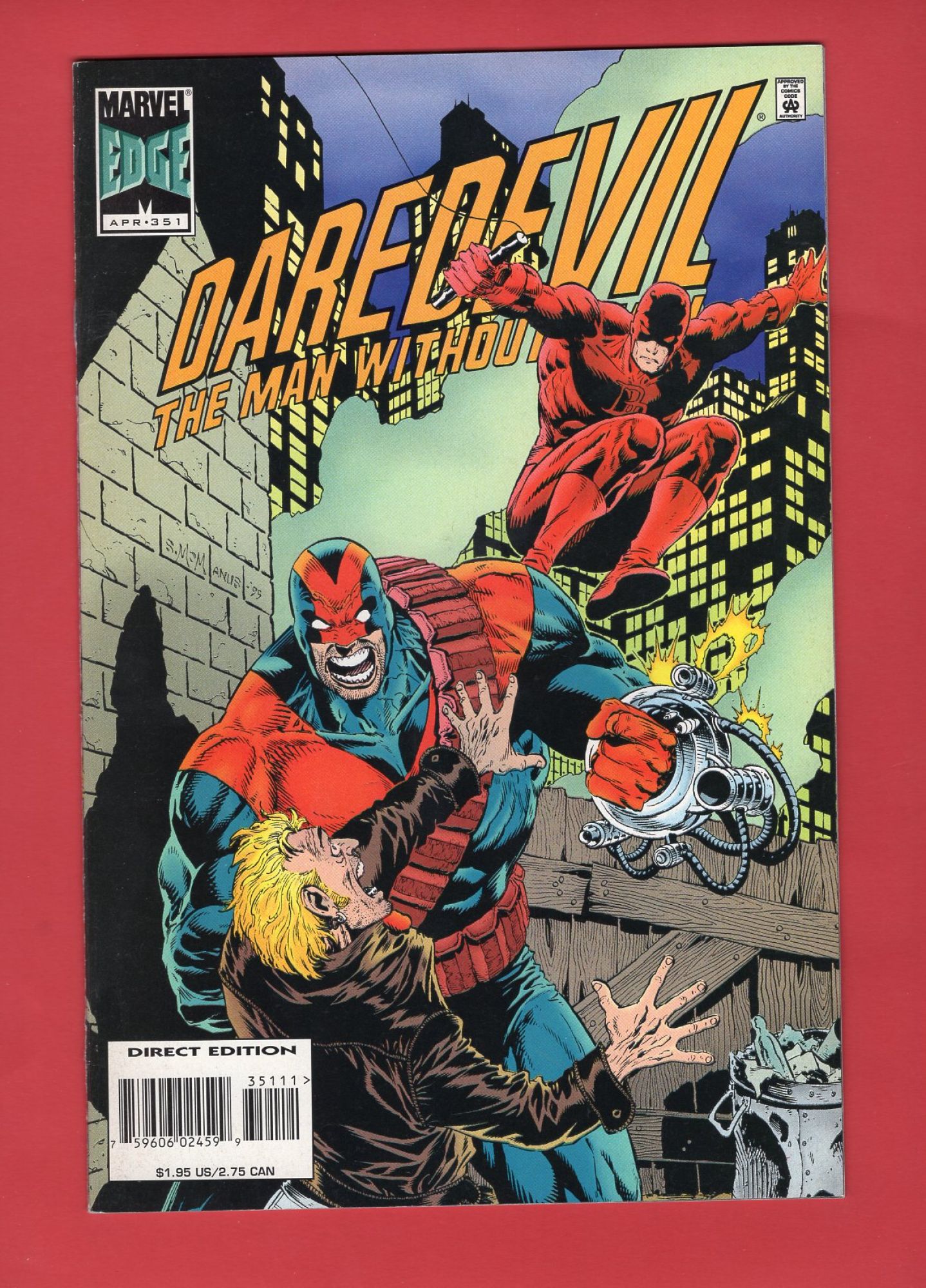 Daredevil #351, Apr 1996, 9.2 NM-