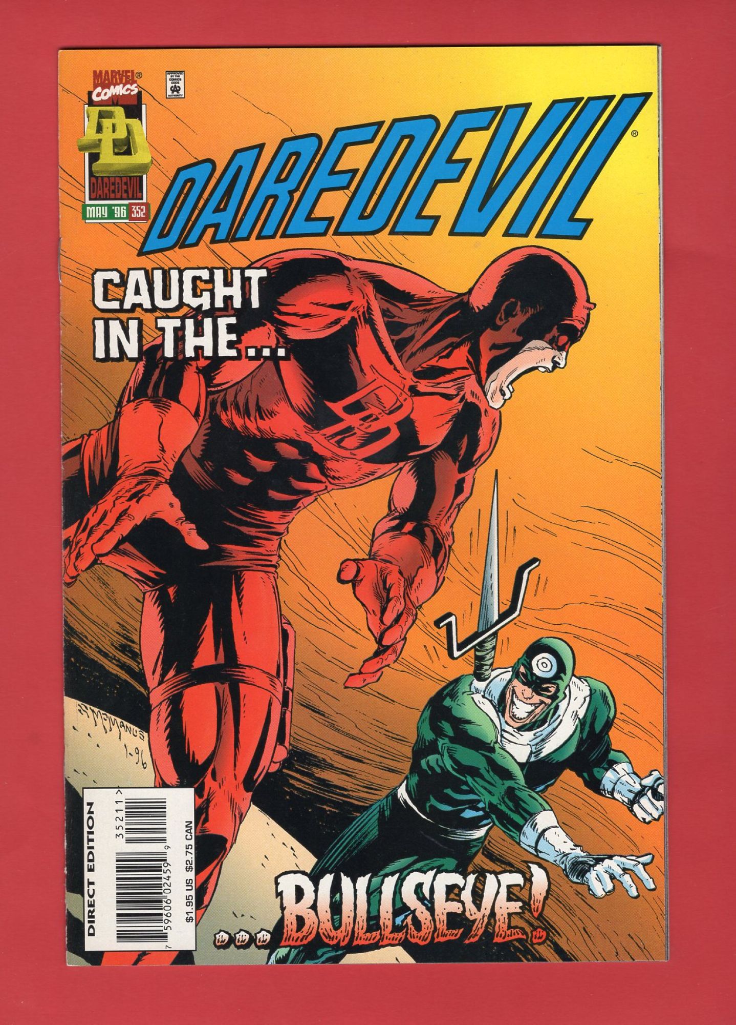 Daredevil #352, May 1996, 9.2 NM-