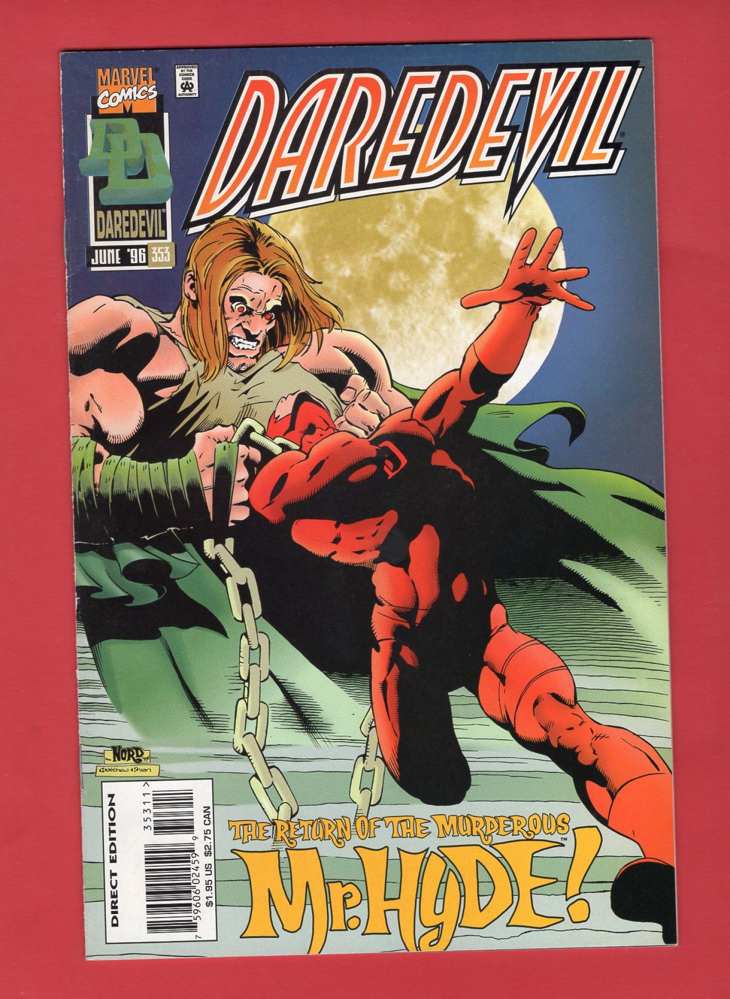 Daredevil #353, Jun 1996, 9.2 NM-