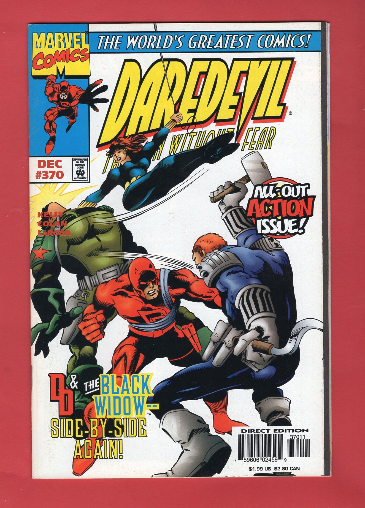 Daredevil #370, Dec 1997, 9.2 NM-