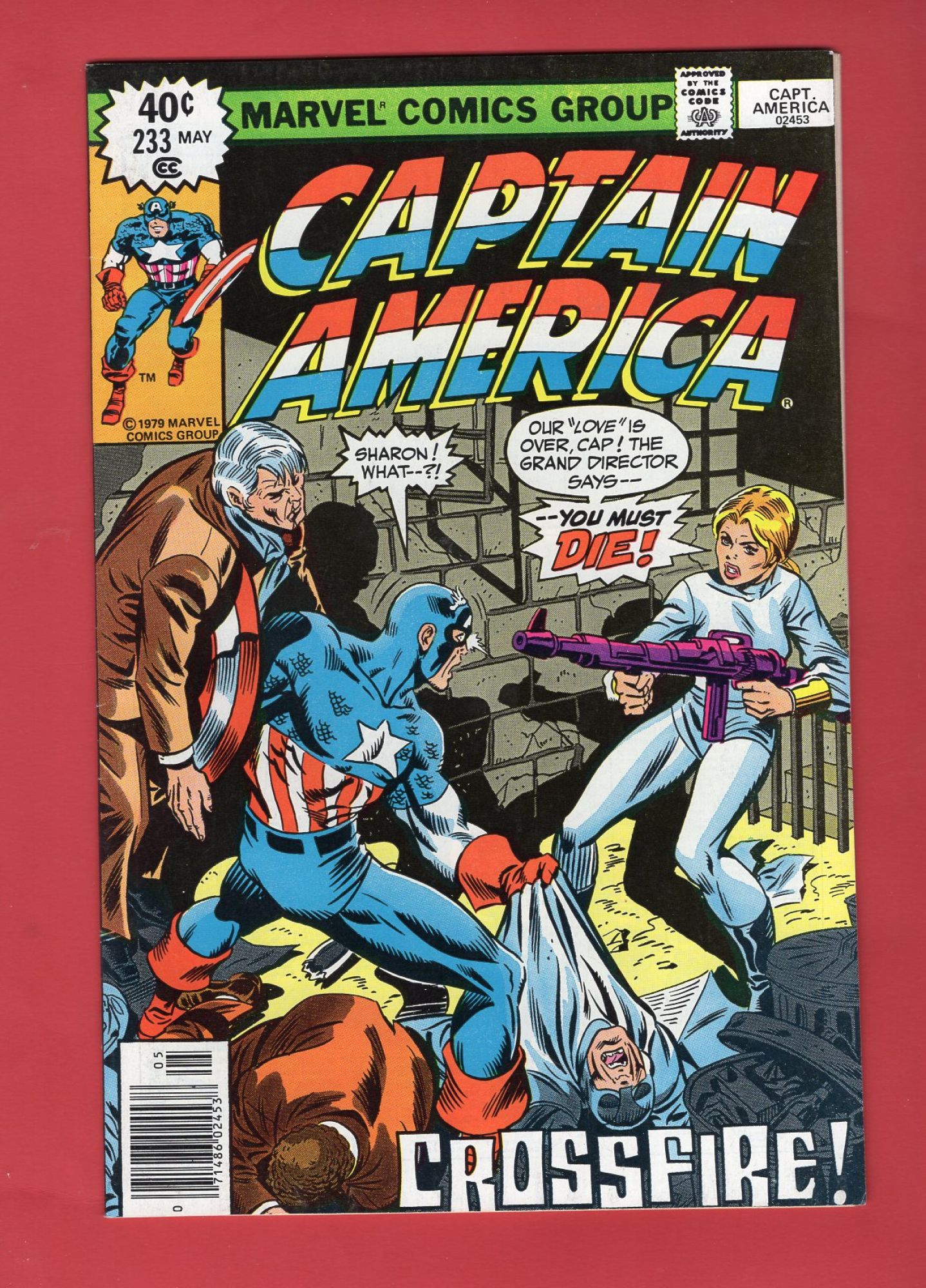 Captain America #233, May 1979, 8.5 VF+ Newsstand