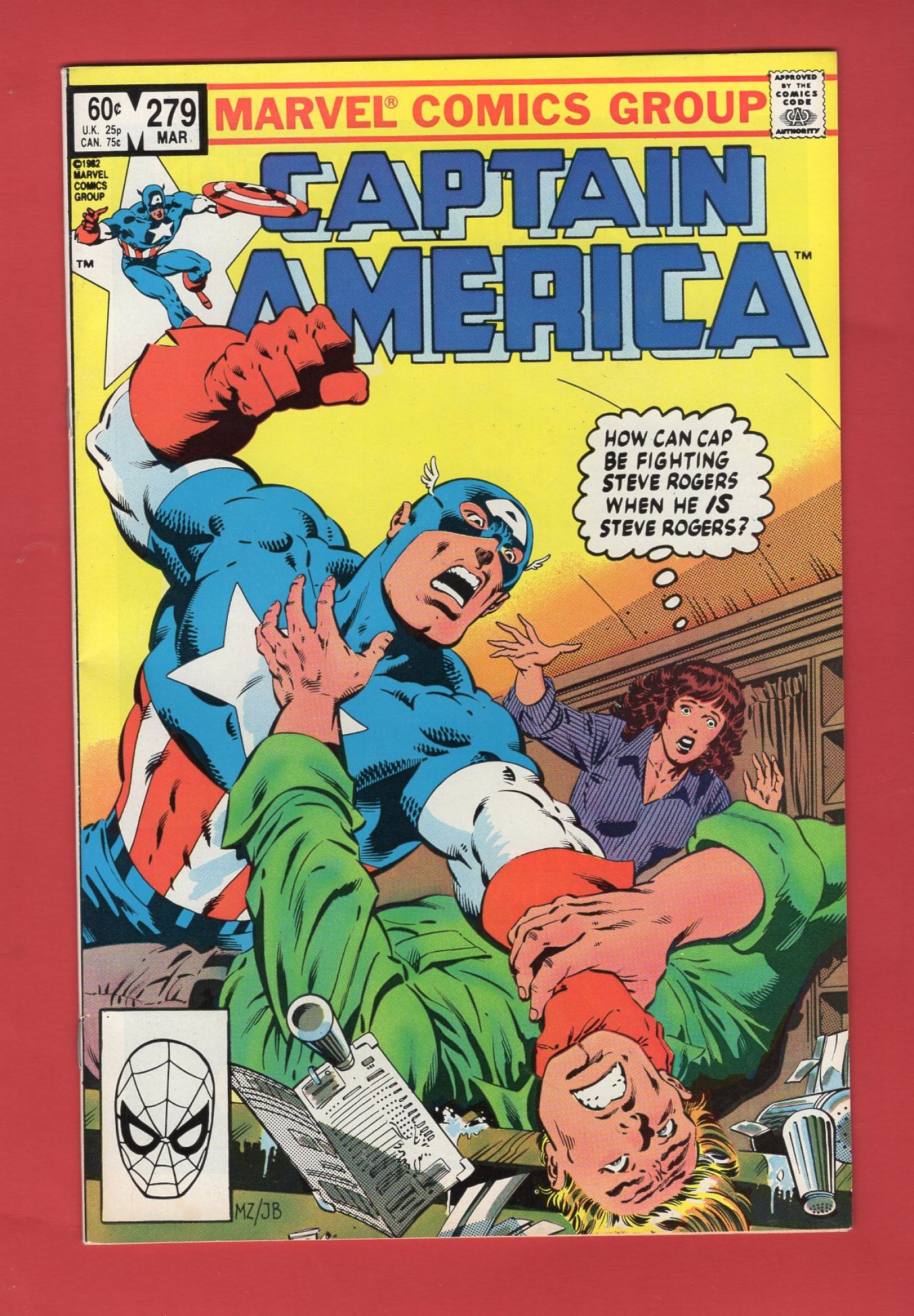 Captain America #279, Mar 1983, 8.0 VF