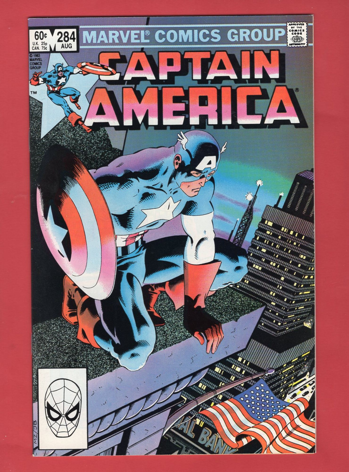 Captain America #284, Aug 1983, 8.5 VF+