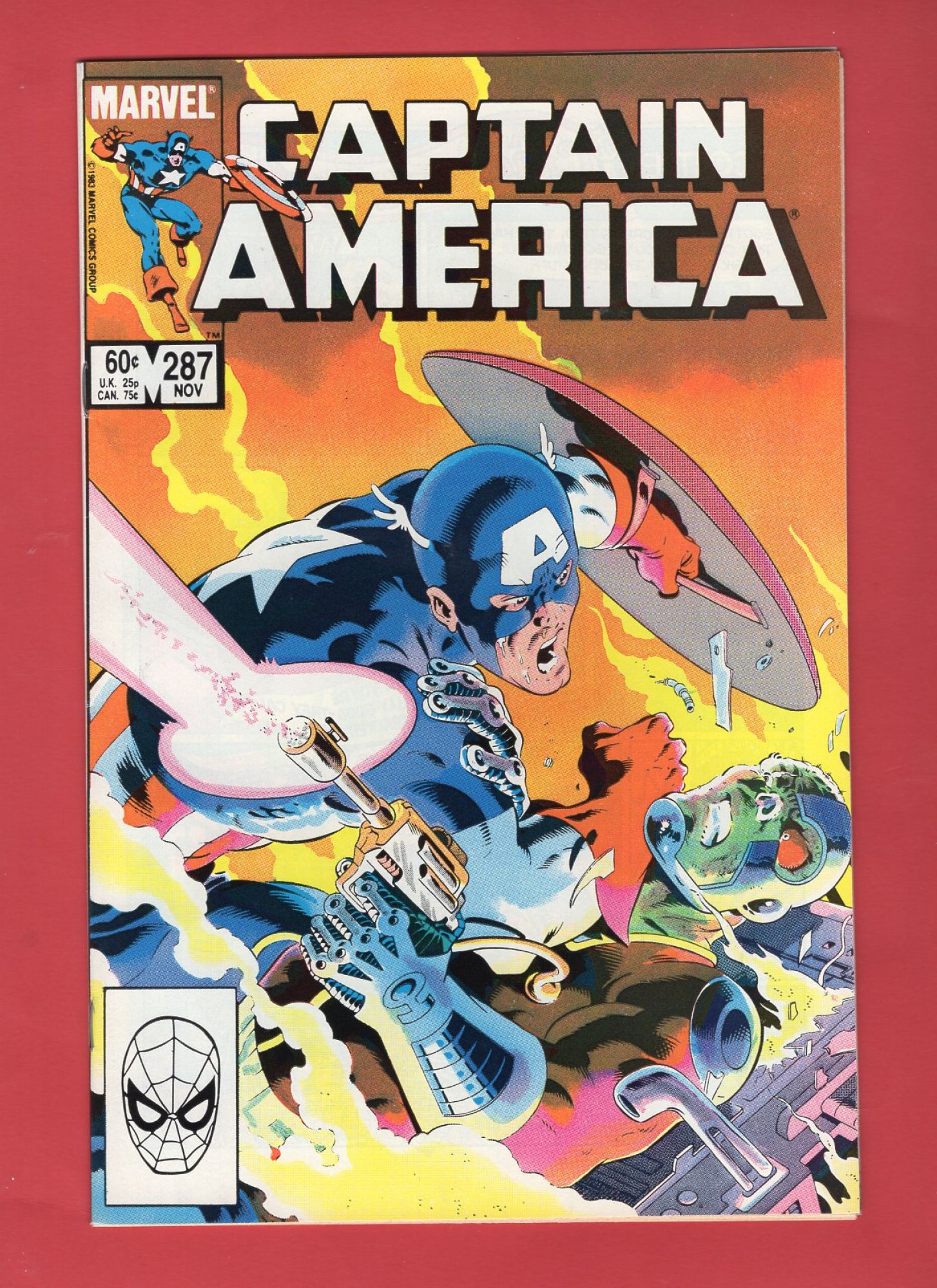 Captain America #287, Nov 1983, 9.2 NM-