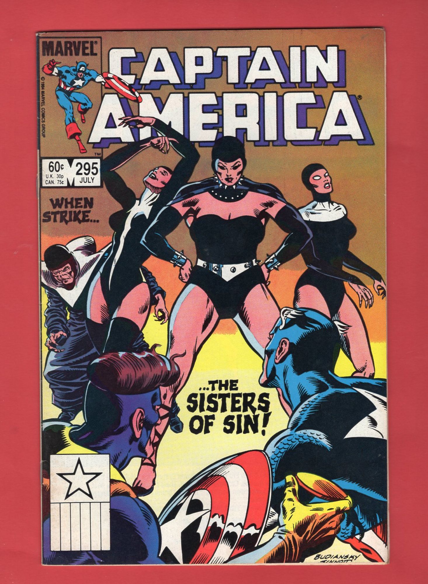 Captain America #295, Jul 1984, 7.5 VF-