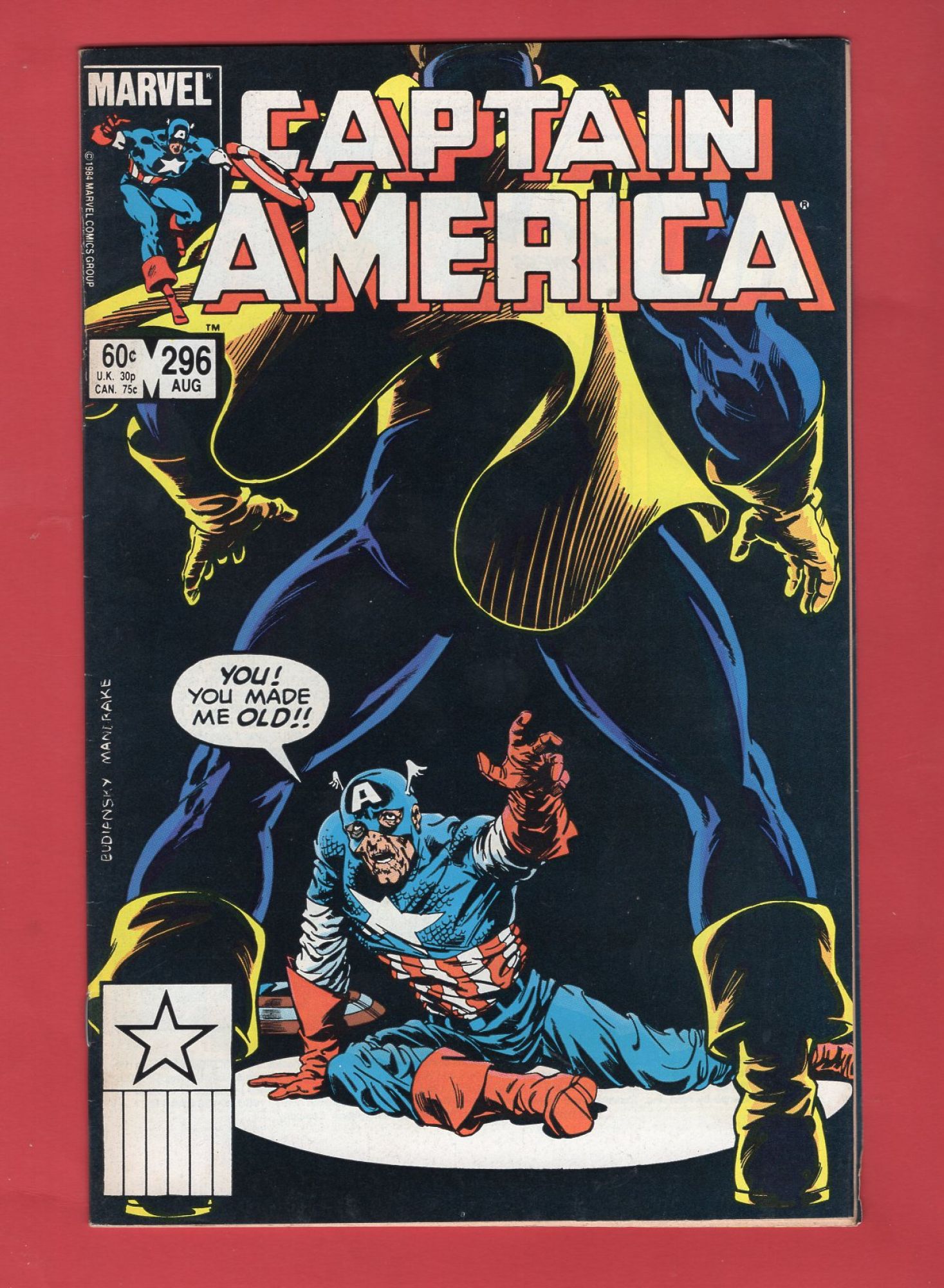 Captain America #296, Aug 1984, 7.5 VF-