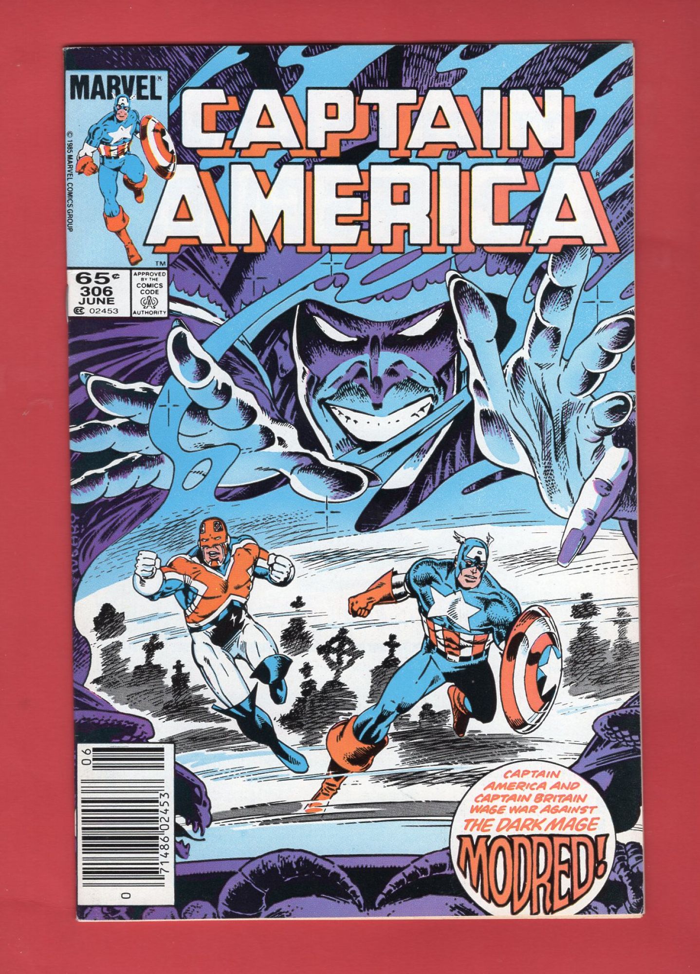 Captain America #306, Jun 1985, 8.0 VF Newsstand