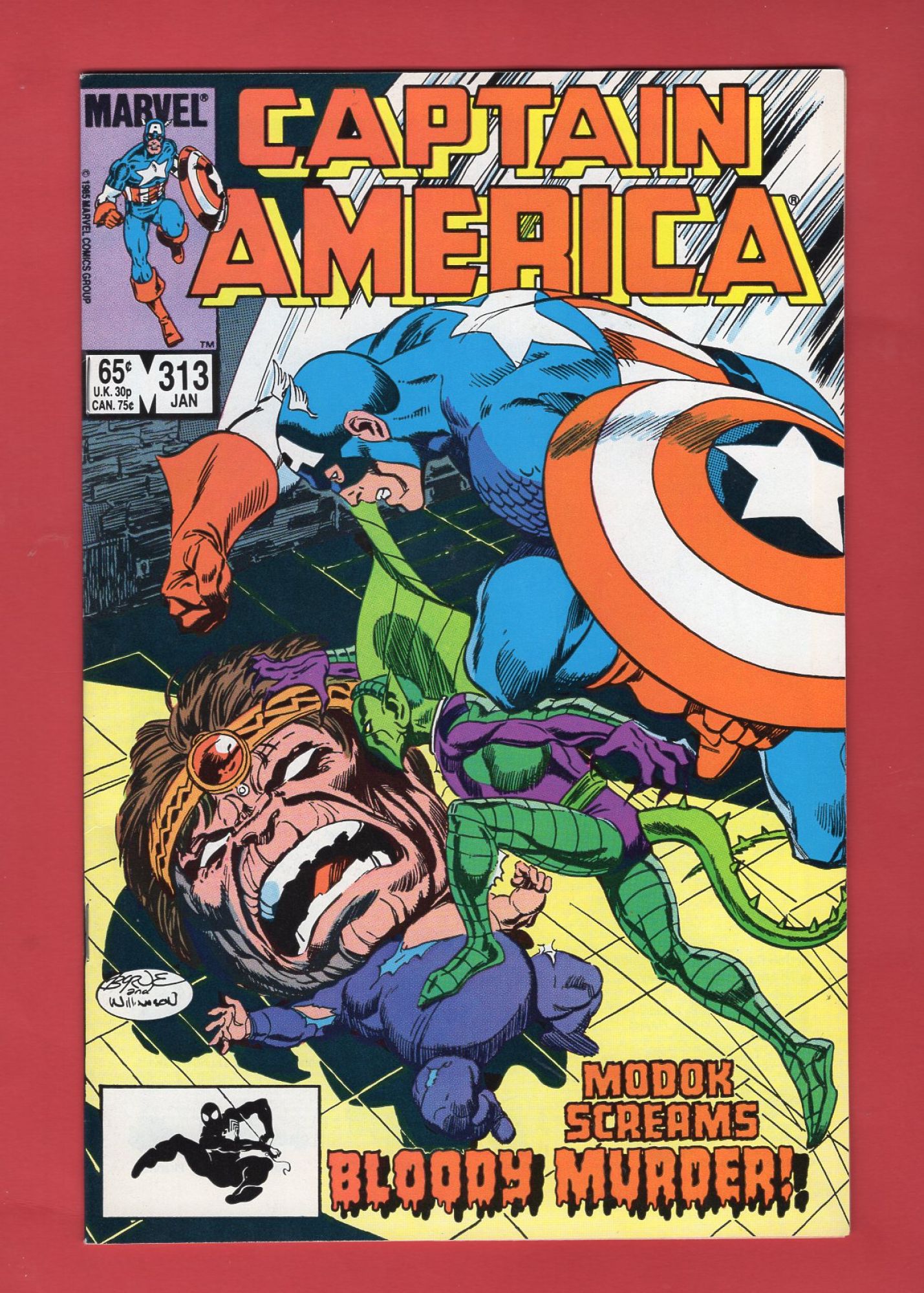Captain America #313, Jan 1986, 8.5 VF+
