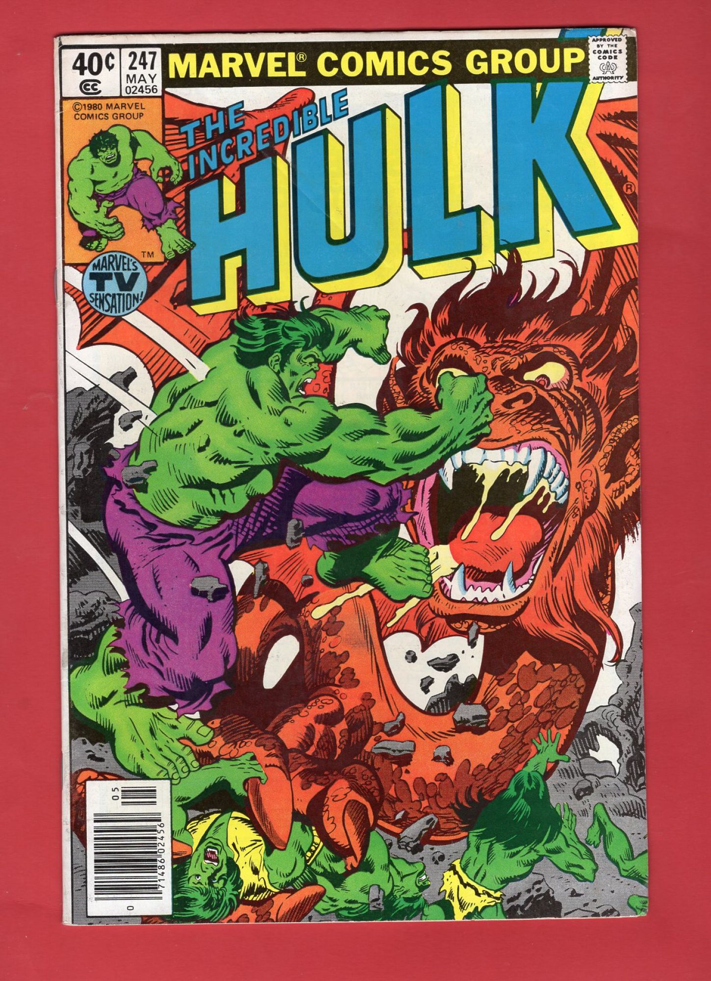 Incredible Hulk #247, May 1980, 7.5 VF- Newsstand