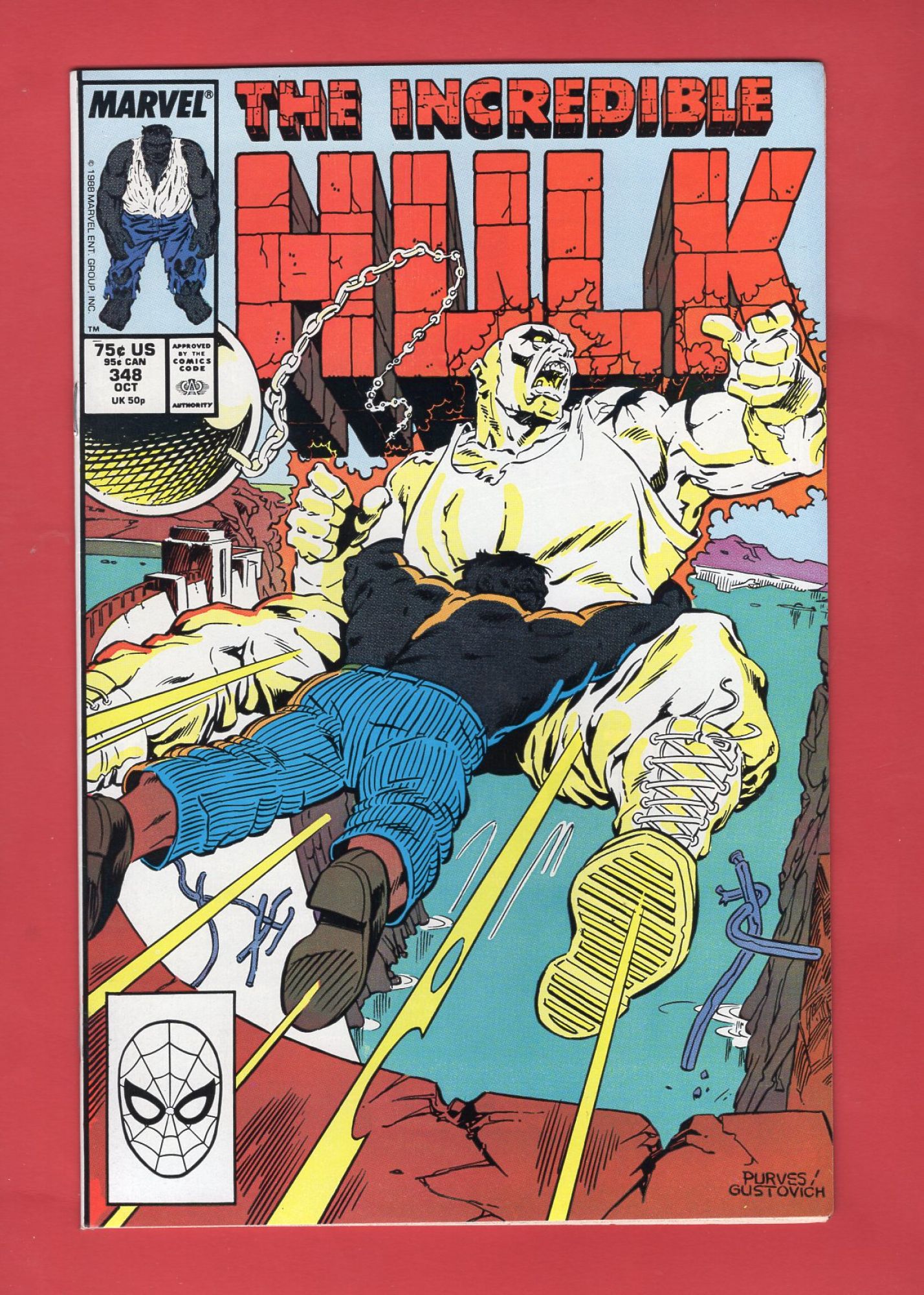 Incredible Hulk #348, Oct 1988, 9.2 NM-